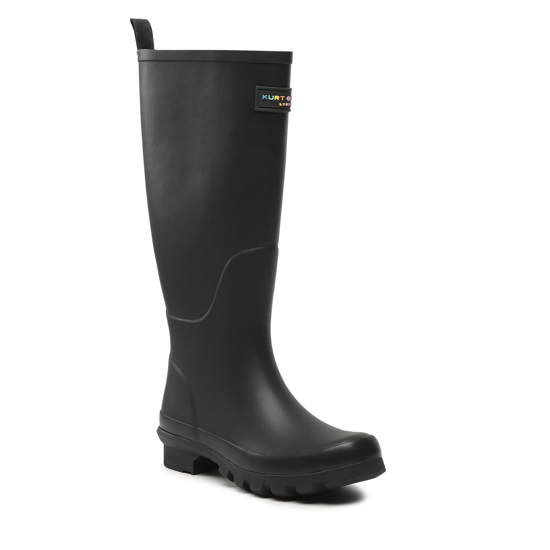 Kurt Geiger Гумени ботуши Sleet Long 9105900979 Черен - Pepit.bg