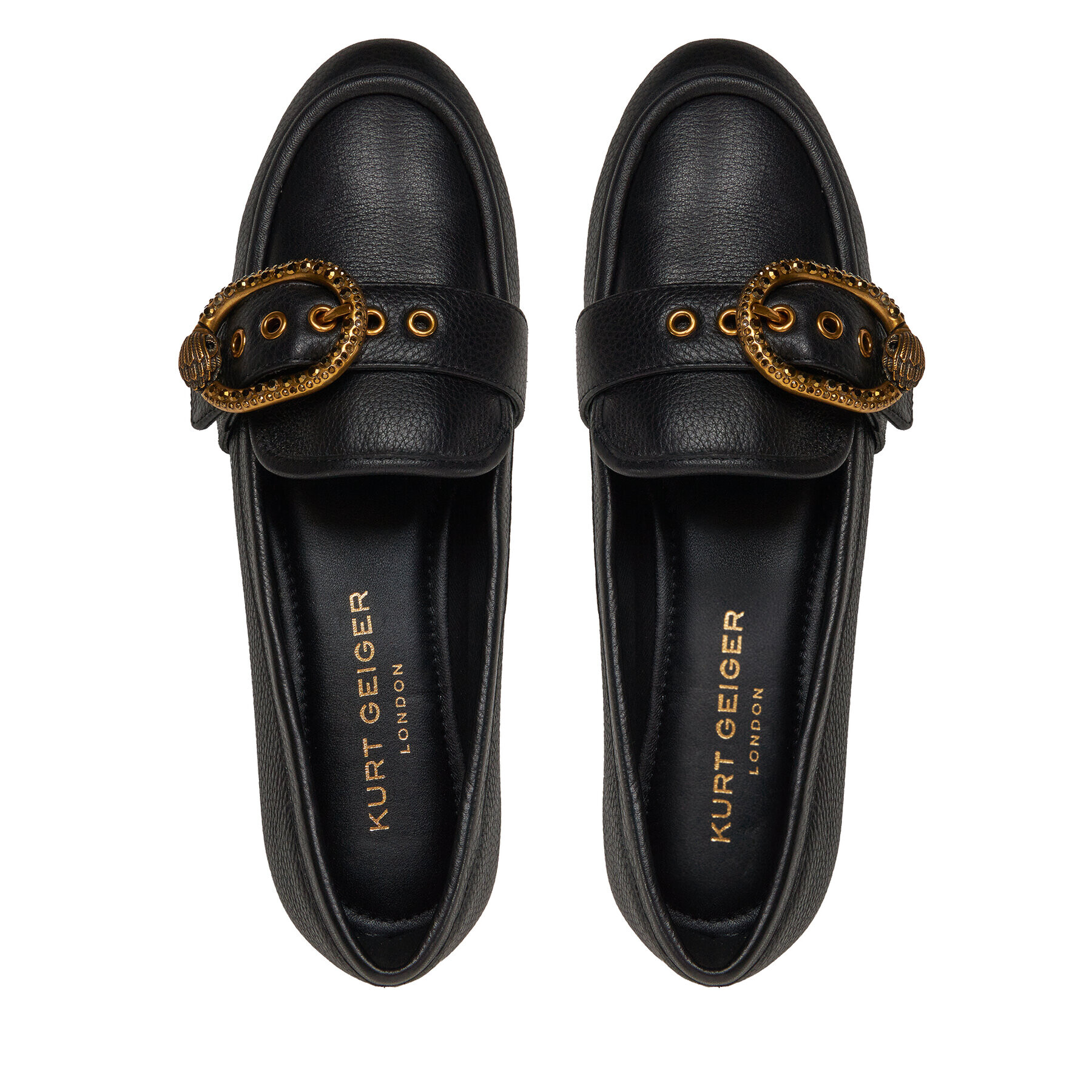 Kurt Geiger Лоуфъри Mayfair 1277600109 Черен - Pepit.bg