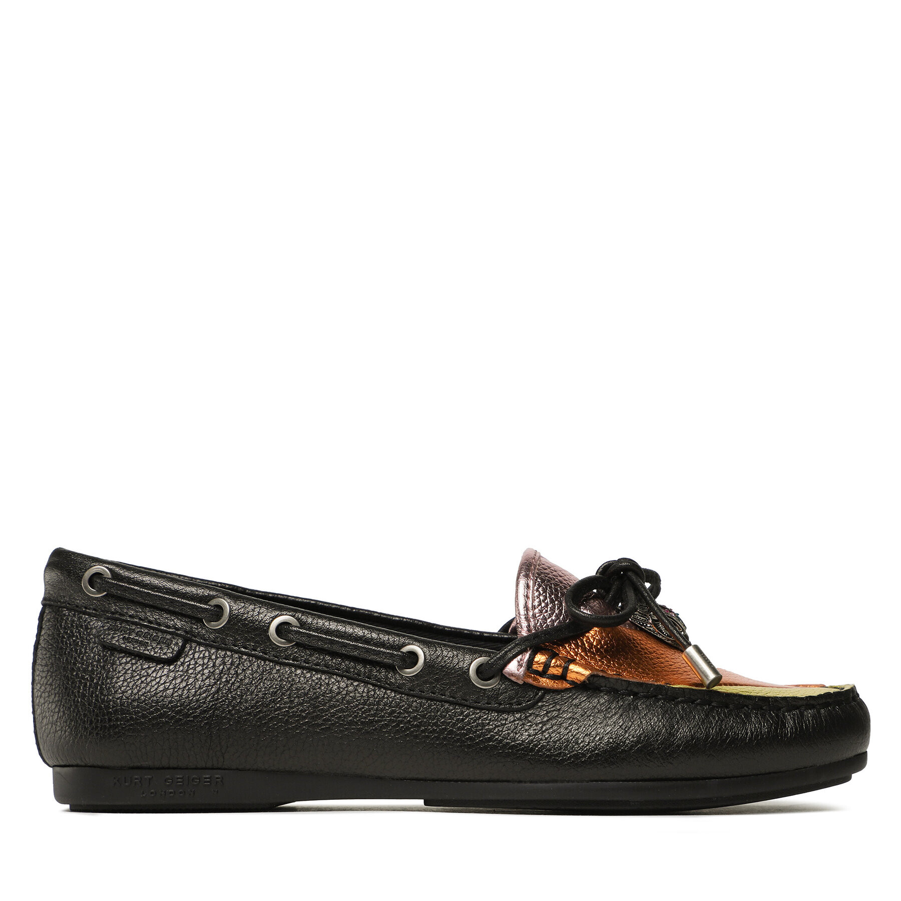 Kurt Geiger Мокасини Eagle Moccasin 9790809109 Черен - Pepit.bg