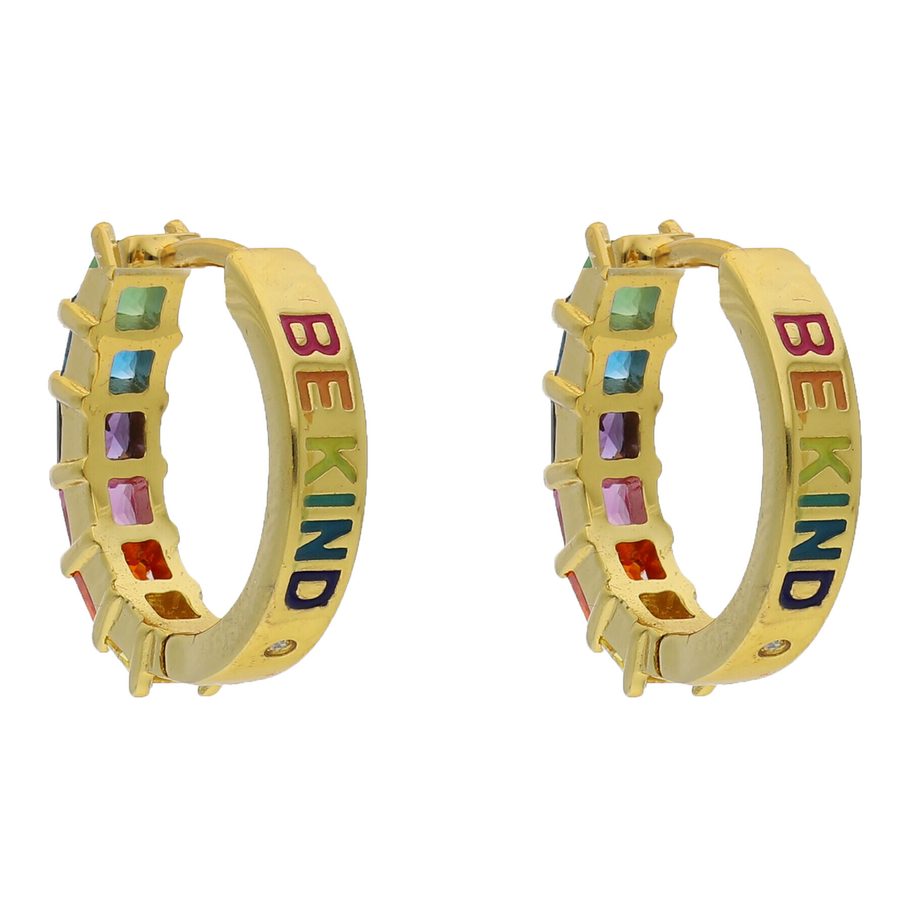 Kurt Geiger Обици Crystal Huggie Hoops 8836769429 Цветен - Pepit.bg