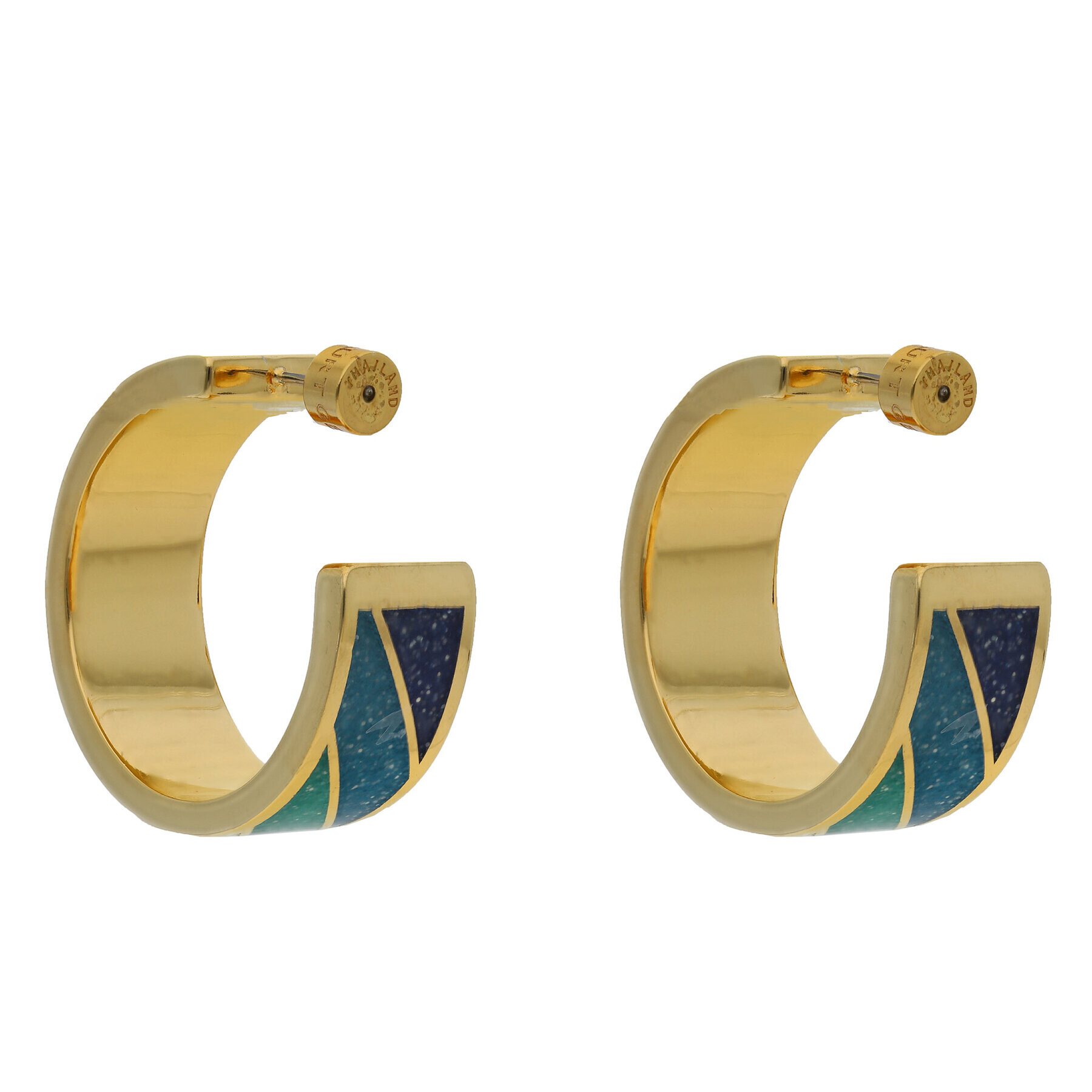 Kurt Geiger Обици Enamel Rainbow Huggies 9401869429 Цветен - Pepit.bg