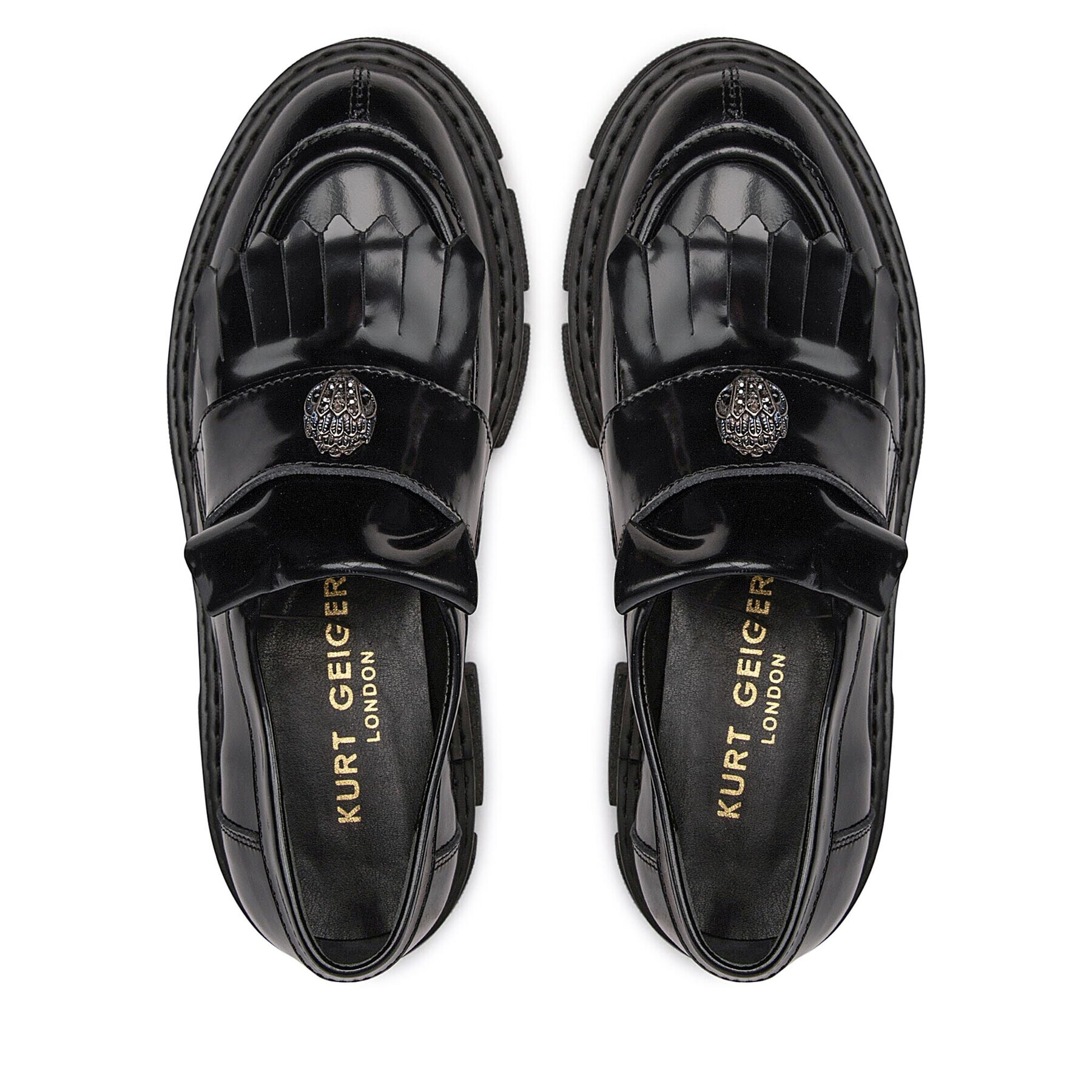 Kurt Geiger Обувки Bird Eagle Loafer 8490000109 Черен - Pepit.bg