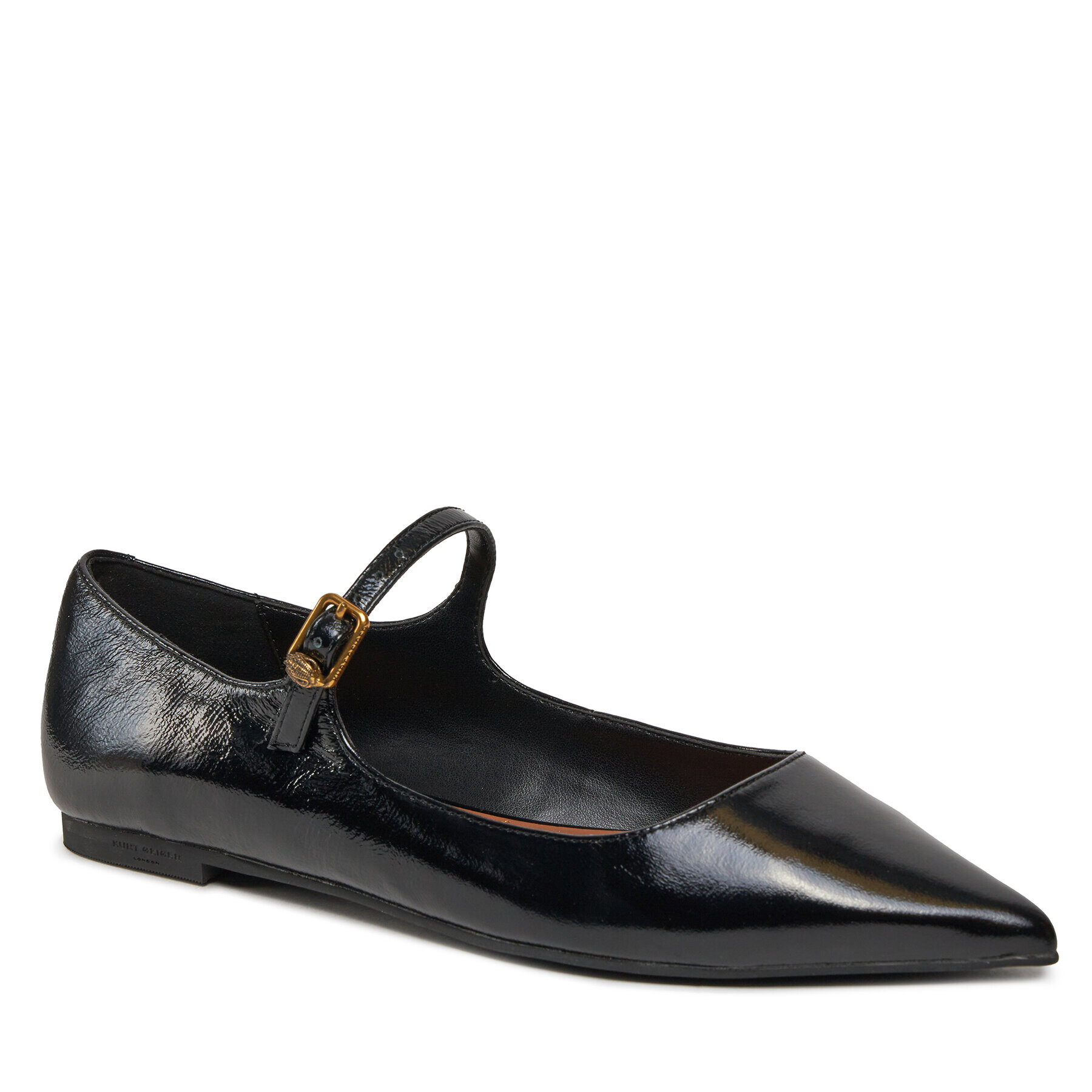Kurt Geiger Обувки Regent Flat Mary Jane 1277400309 Черен - Pepit.bg