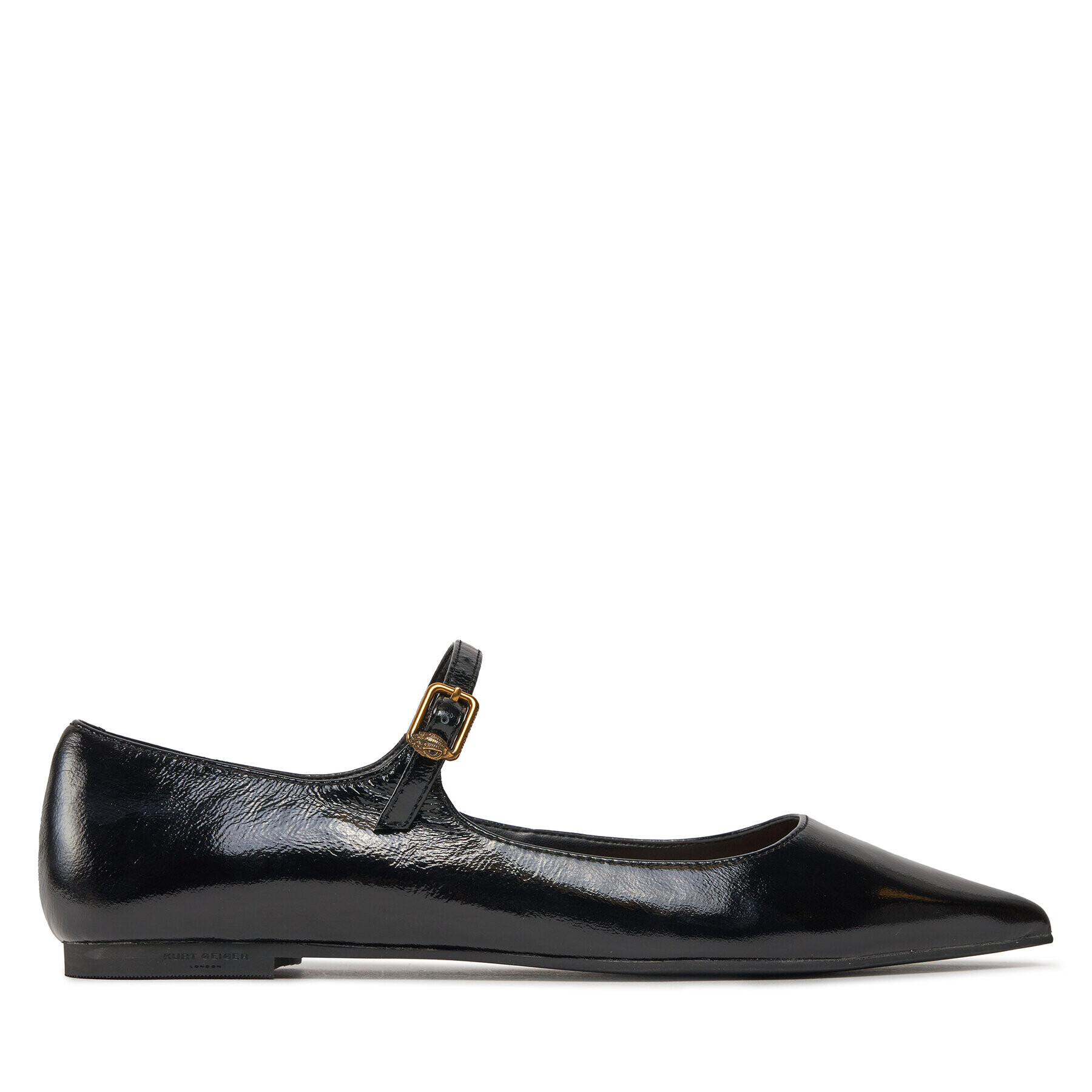 Kurt Geiger Обувки Regent Flat Mary Jane 1277400309 Черен - Pepit.bg