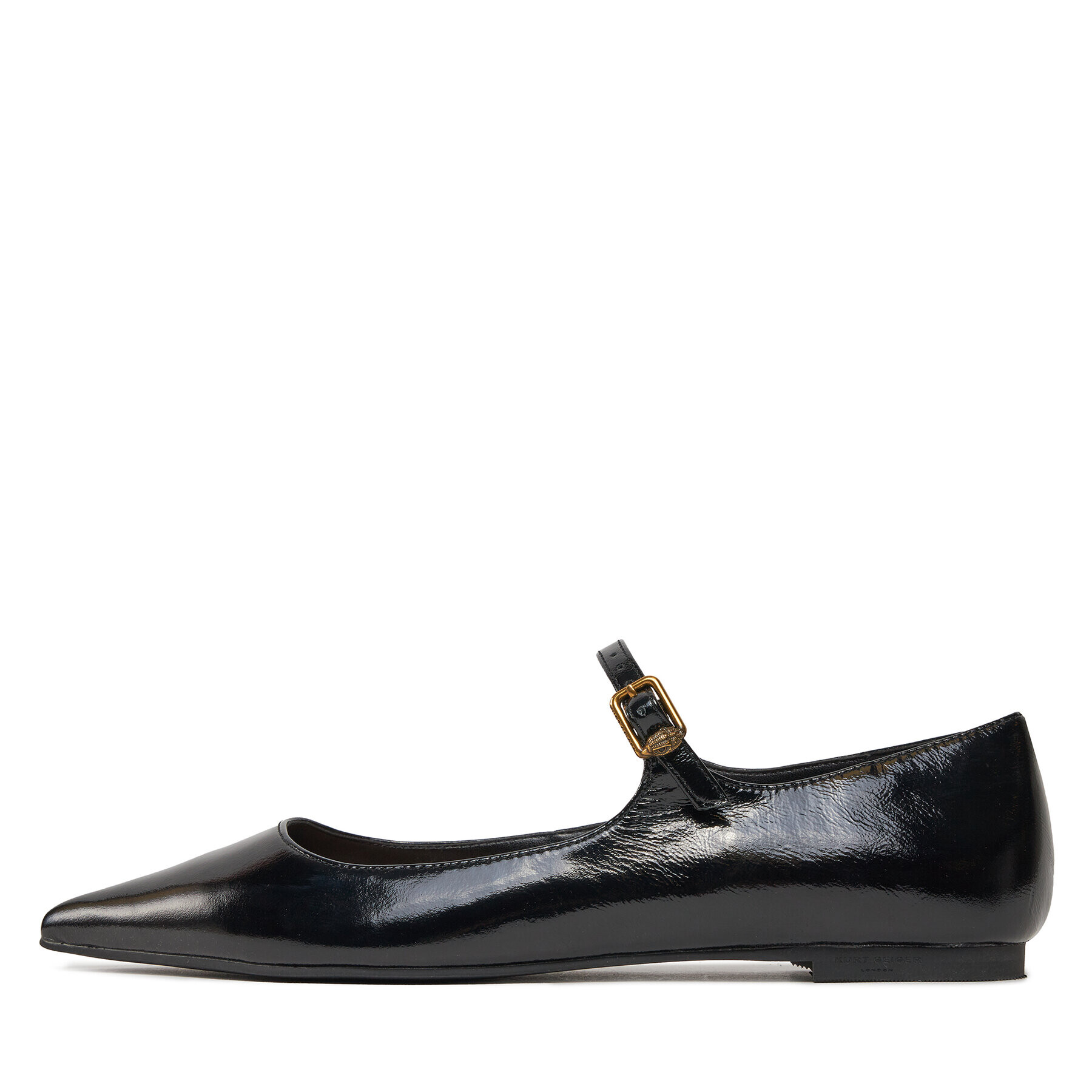 Kurt Geiger Обувки Regent Flat Mary Jane 1277400309 Черен - Pepit.bg