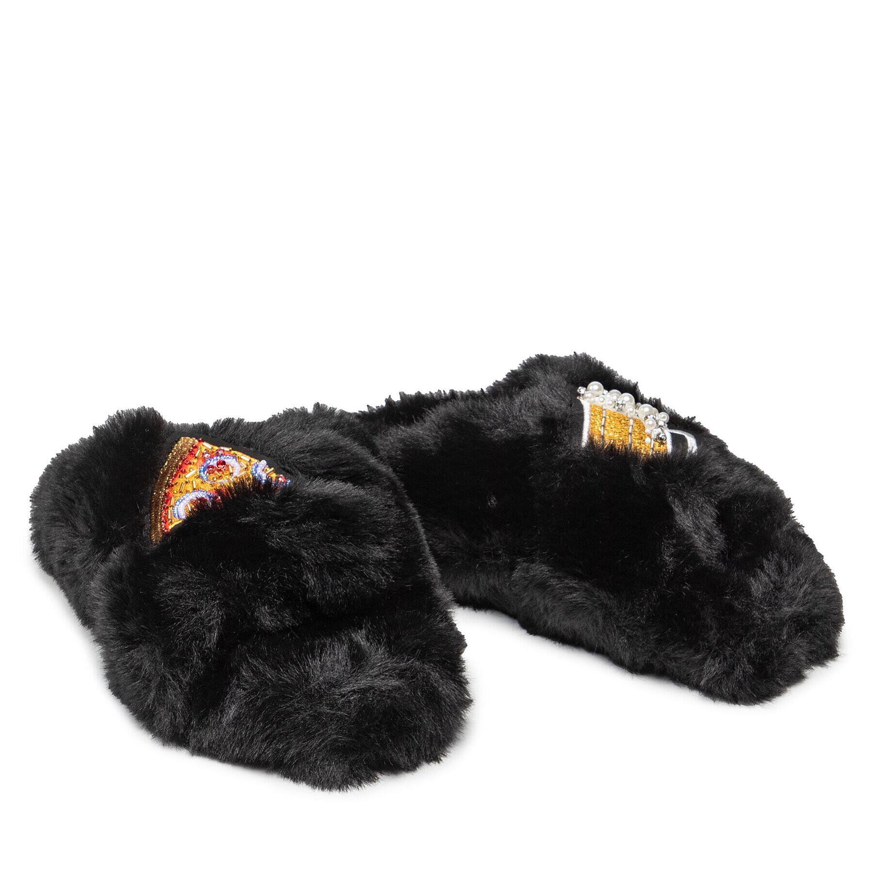 Kurt Geiger Пантофи Junkfort Slipper 8492800999 Черен - Pepit.bg