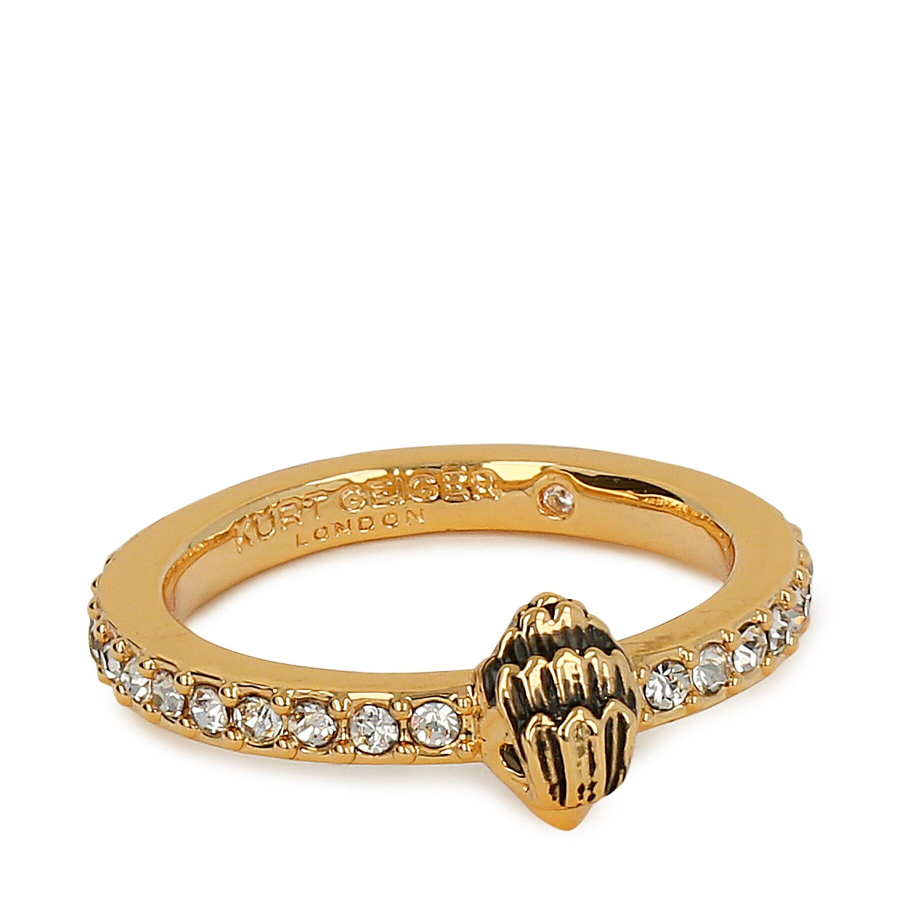 Kurt Geiger Пръстен Micro Eagle Gem Band 1353899429 Златист - Pepit.bg