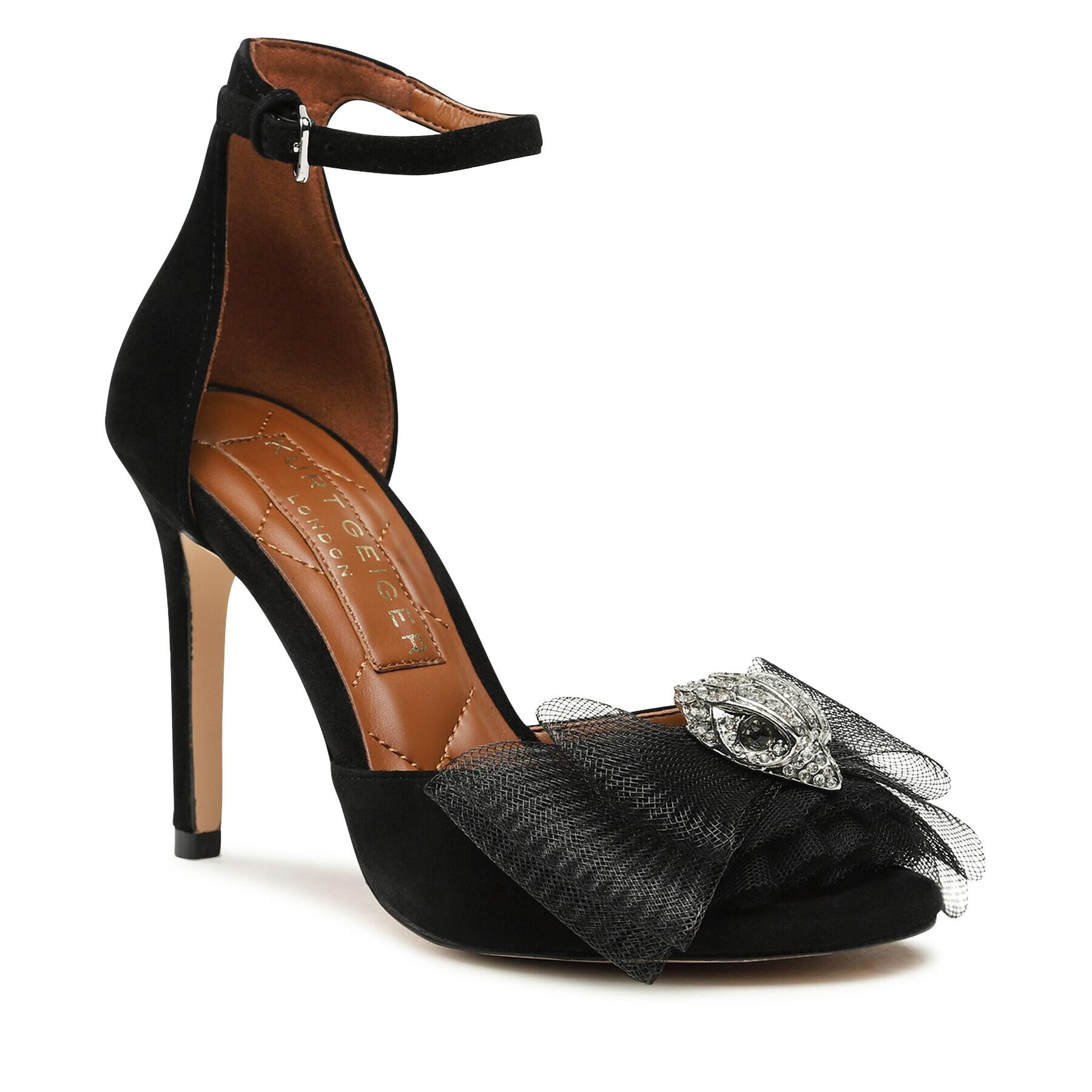 Kurt Geiger Сандали 225-Kensington Bow Sandal 9989100209 Черен - Pepit.bg