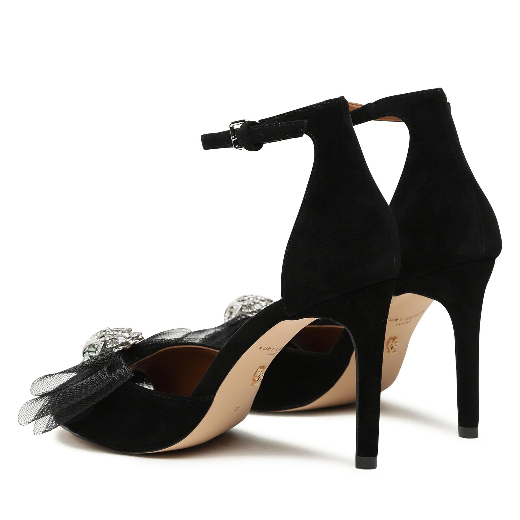 Kurt Geiger Сандали 225-Kensington Bow Sandal 9989100209 Черен - Pepit.bg