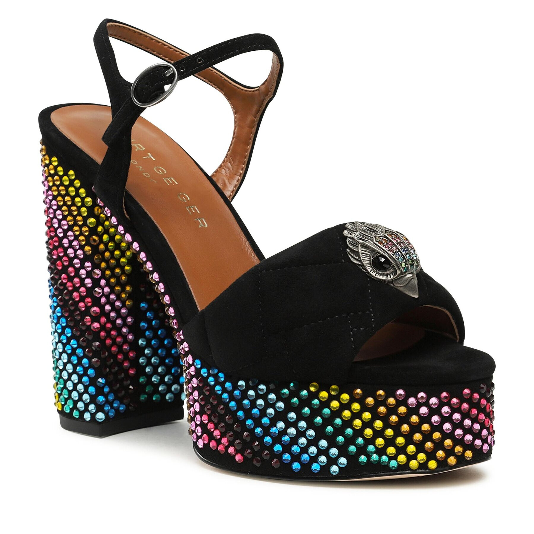 Kurt Geiger Сандали 225-Kensington Platform Sdl 9798809209 Черен - Pepit.bg