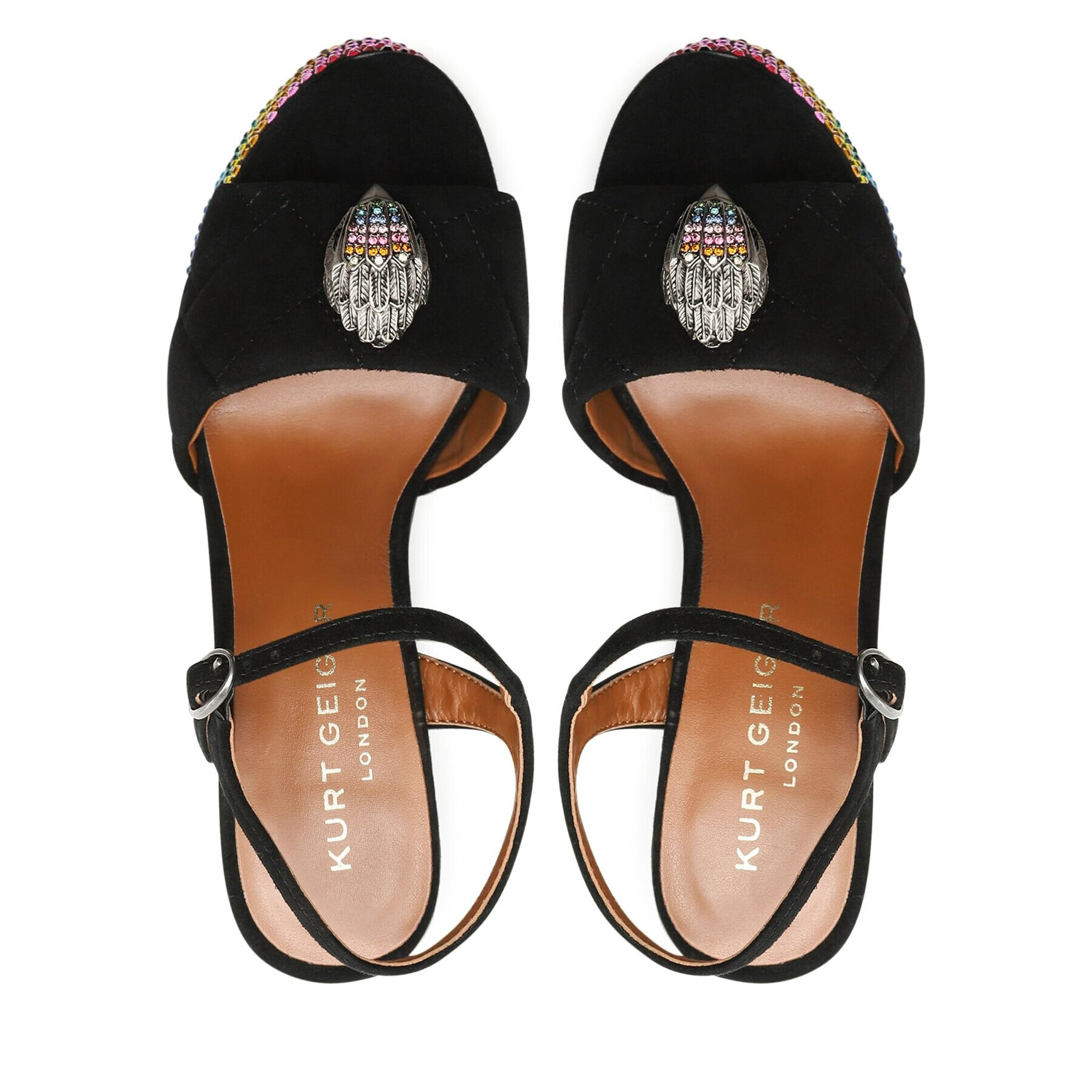 Kurt Geiger Сандали 225-Kensington Platform Sdl 9798809209 Черен - Pepit.bg