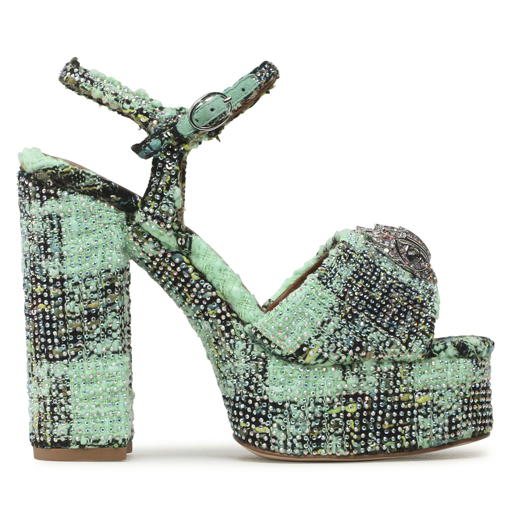 Kurt Geiger Сандали 225-Kensington Platform Sdl 9798875609 Зелен - Pepit.bg