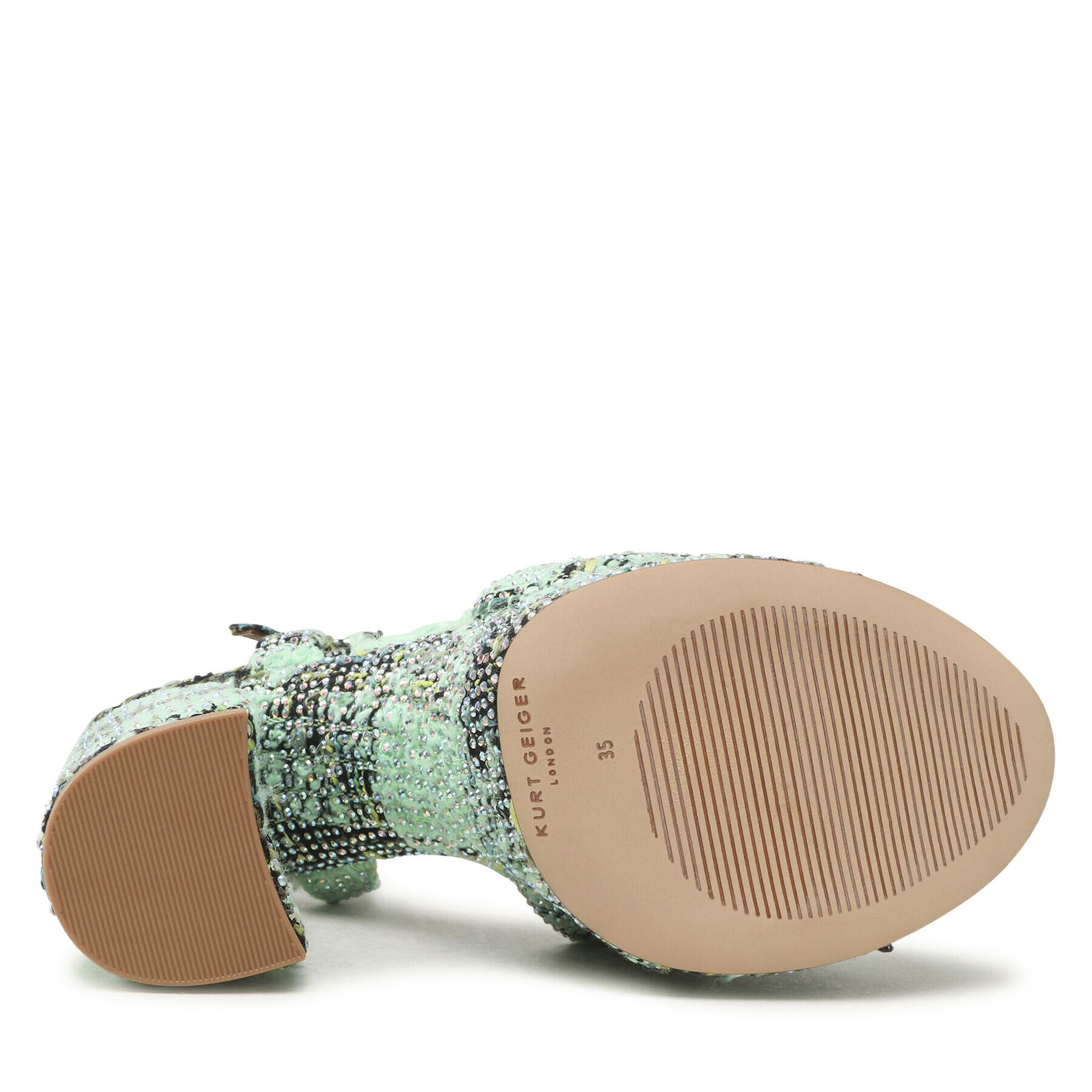 Kurt Geiger Сандали 225-Kensington Platform Sdl 9798875609 Зелен - Pepit.bg