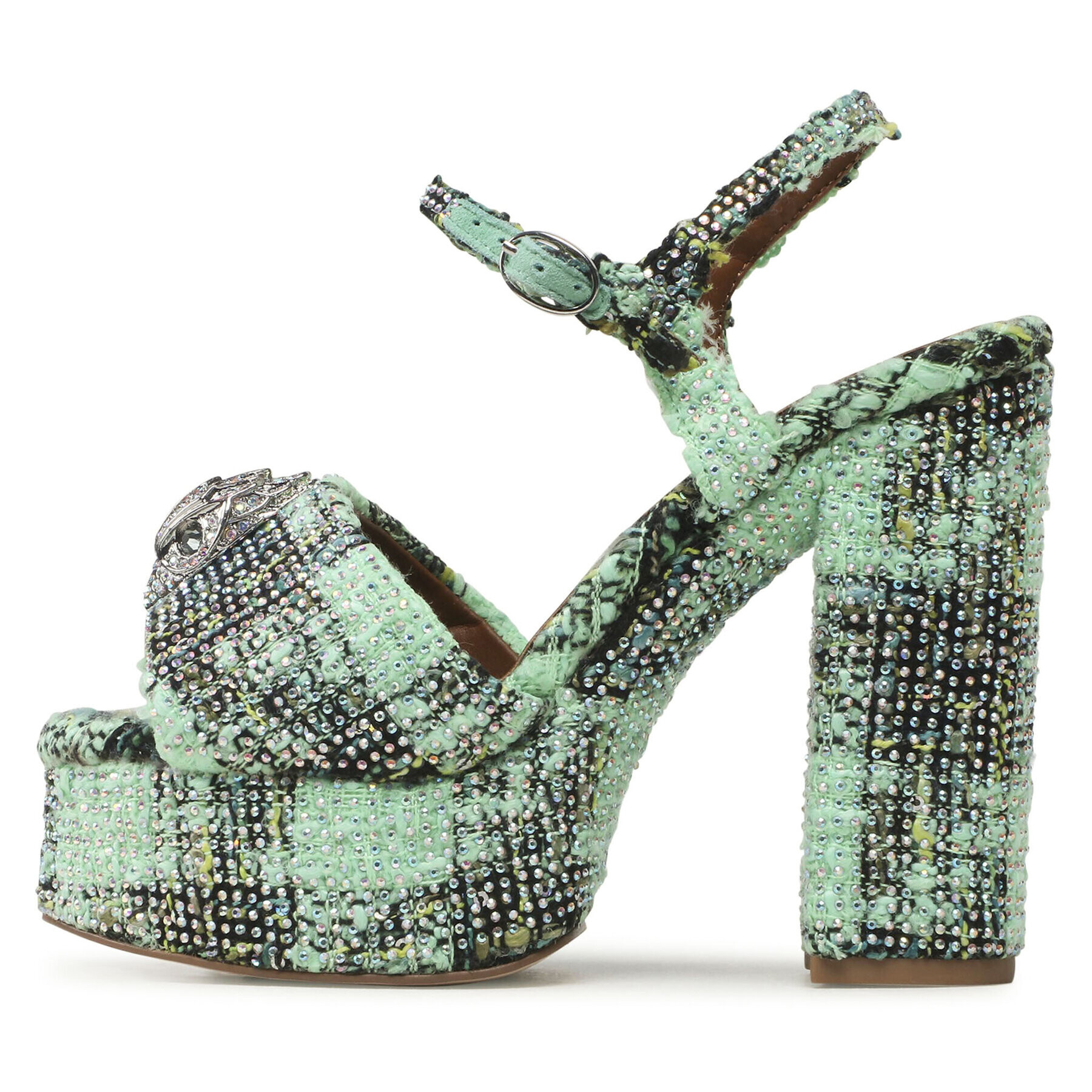 Kurt Geiger Сандали 225-Kensington Platform Sdl 9798875609 Зелен - Pepit.bg