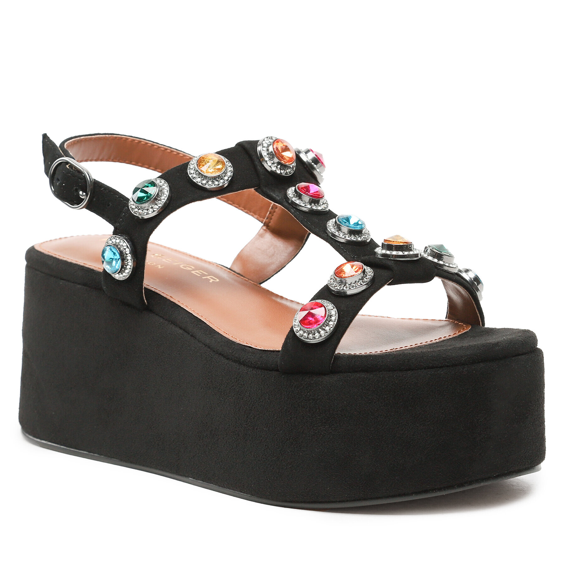 Kurt Geiger Сандали 225-Octavia Platform 9991300209 Черен - Pepit.bg