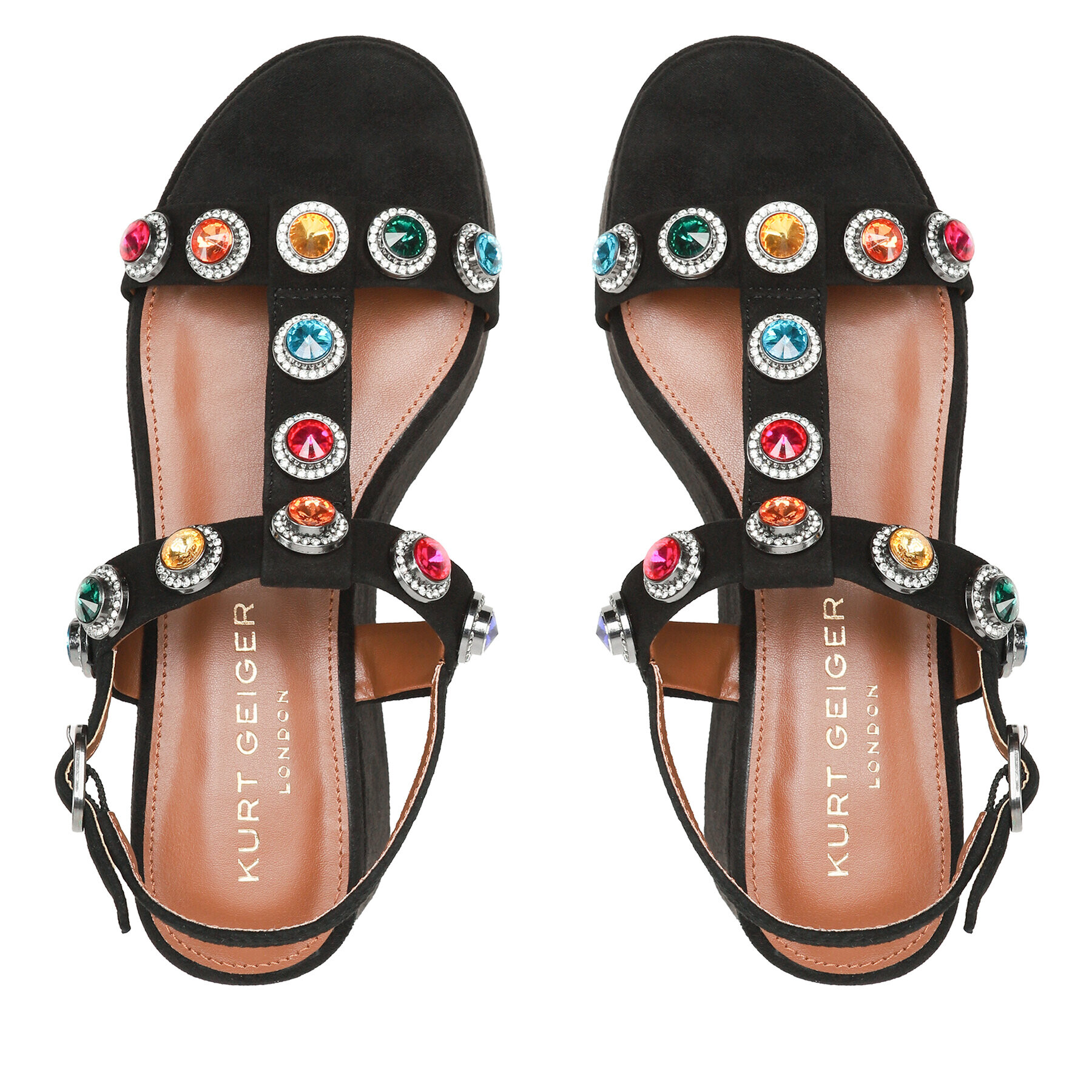 Kurt Geiger Сандали 225-Octavia Platform 9991300209 Черен - Pepit.bg