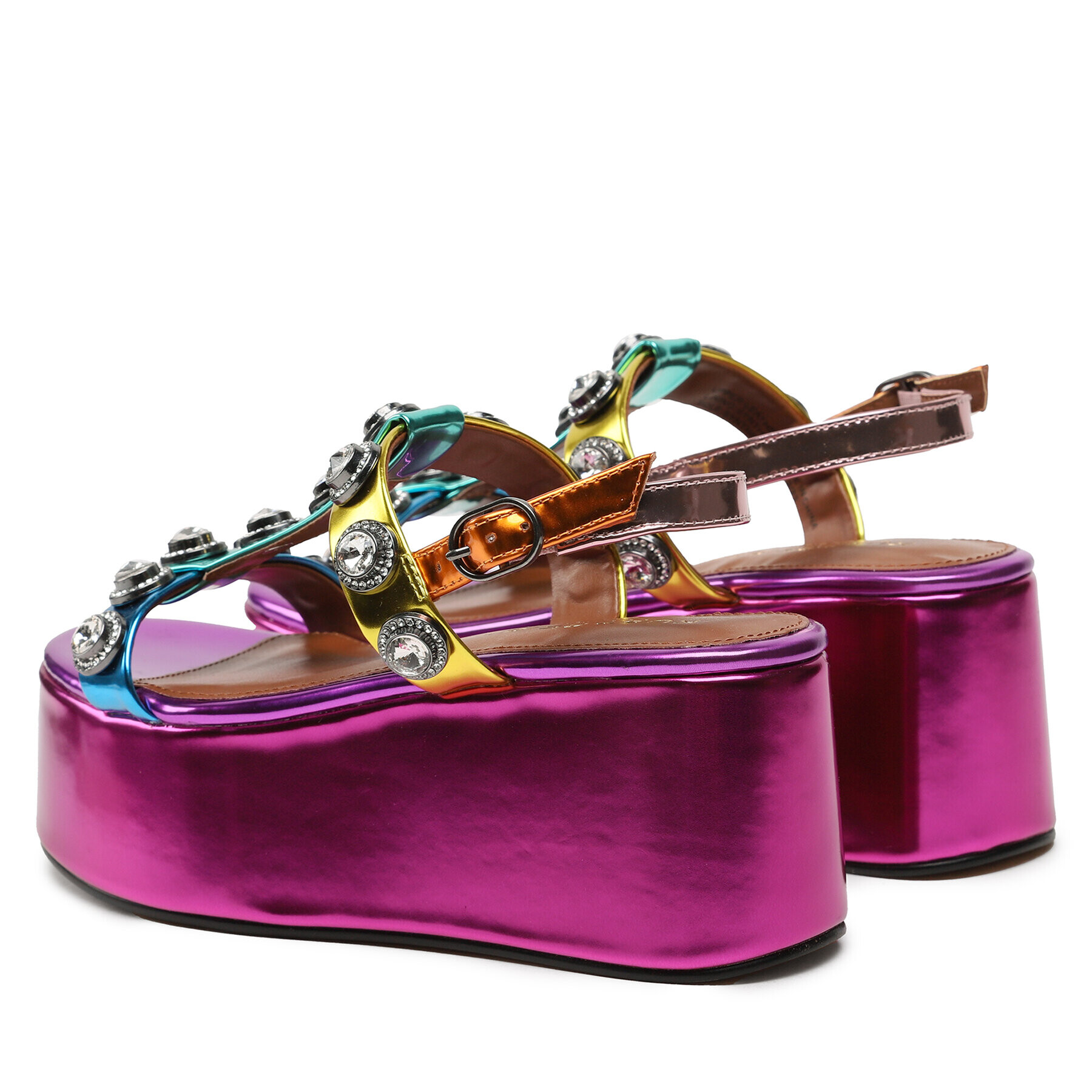Kurt Geiger Сандали 225-Octavia Platform 9991369109 Цветен - Pepit.bg