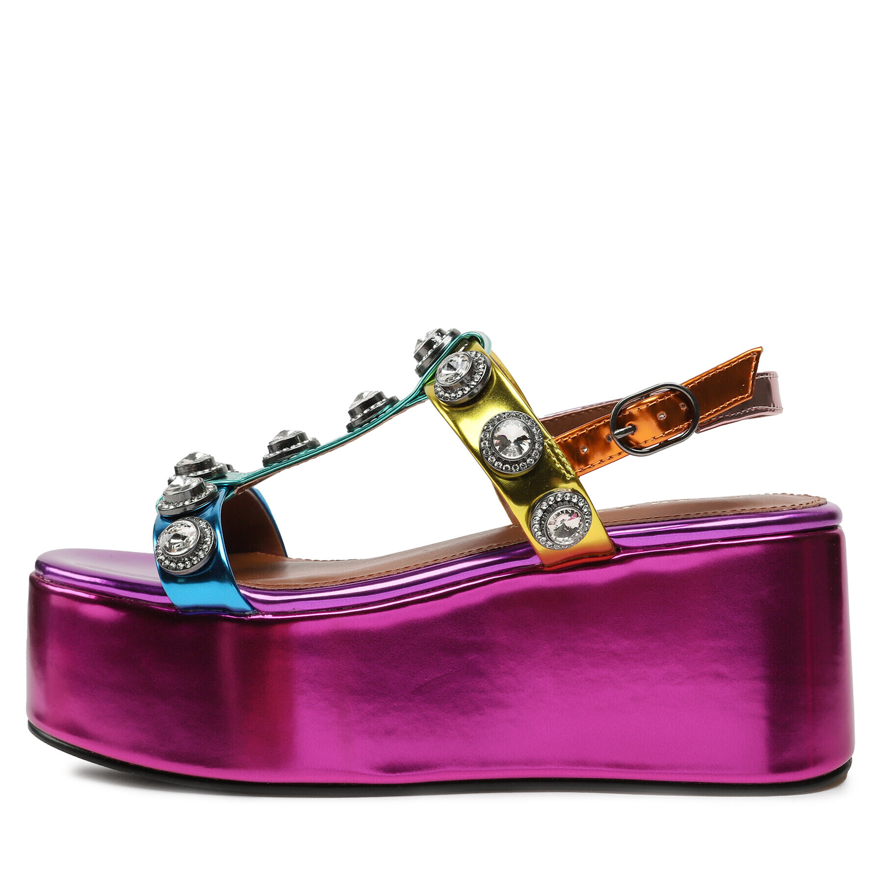 Kurt Geiger Сандали 225-Octavia Platform 9991369109 Цветен - Pepit.bg