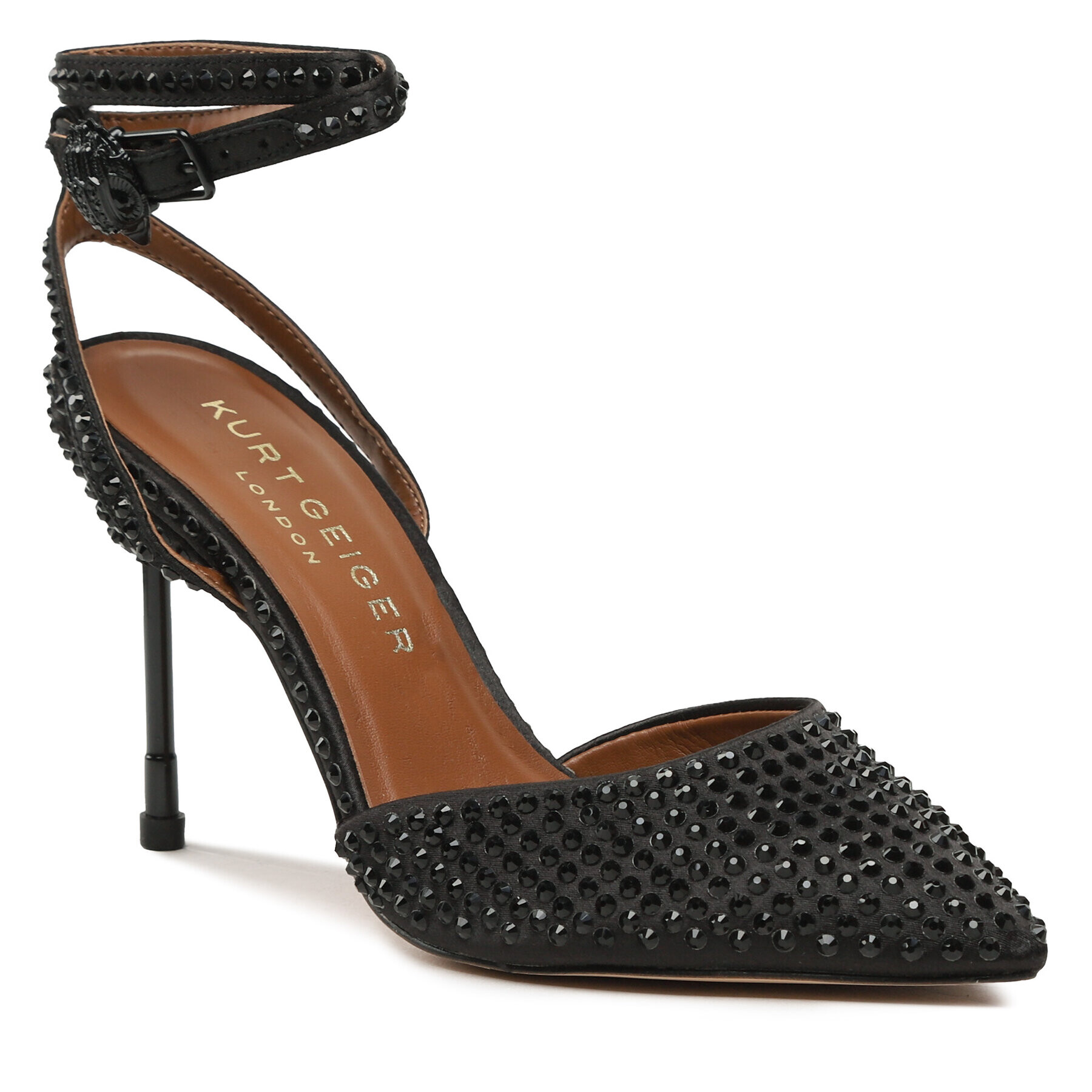 Kurt Geiger Сандали Bond 90 Ankle Close Toe 9559400609 Черен - Pepit.bg