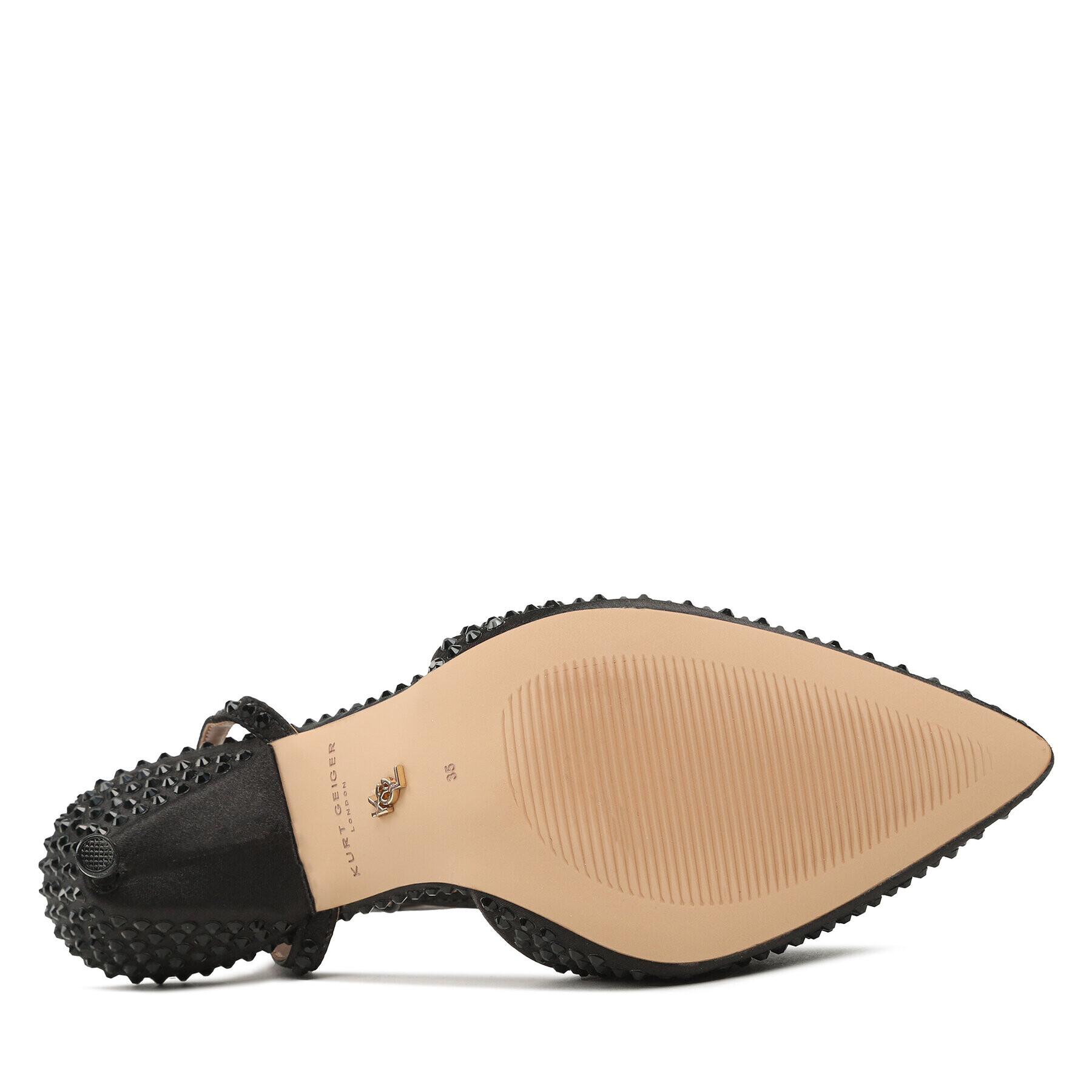 Kurt Geiger Сандали Bond 90 Ankle Close Toe 9559400609 Черен - Pepit.bg