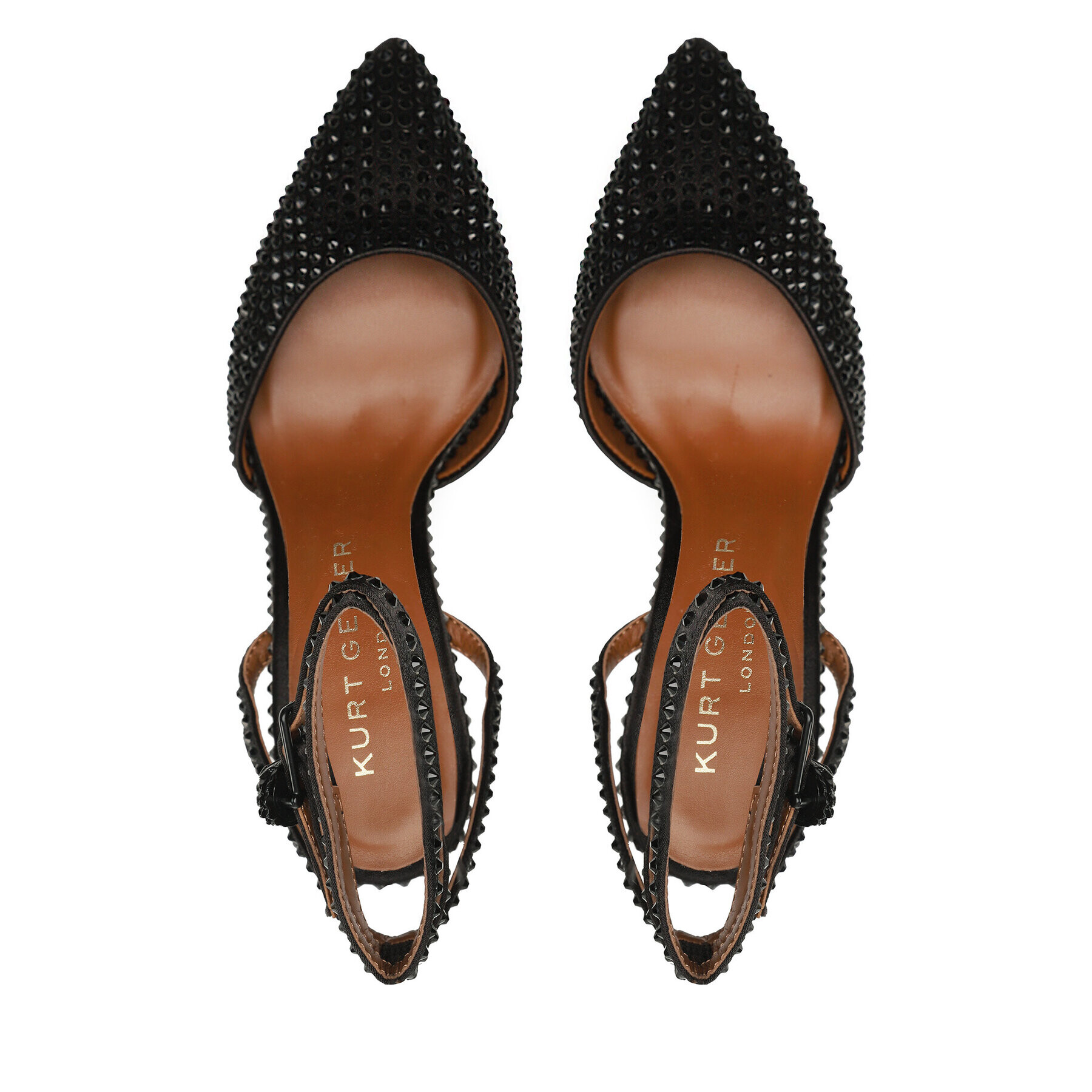 Kurt Geiger Сандали Bond 90 Ankle Close Toe 9559400609 Черен - Pepit.bg
