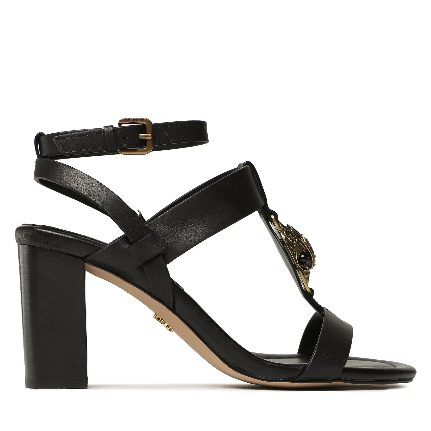 Kurt Geiger Сандали Hampton T-Bar Block 9791100109 Черен - Pepit.bg
