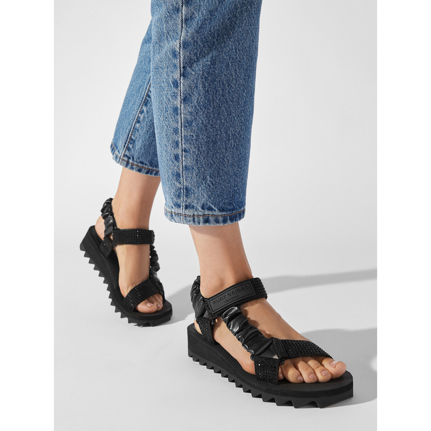 Kurt Geiger Сандали Orion 2899800069 Черен - Pepit.bg
