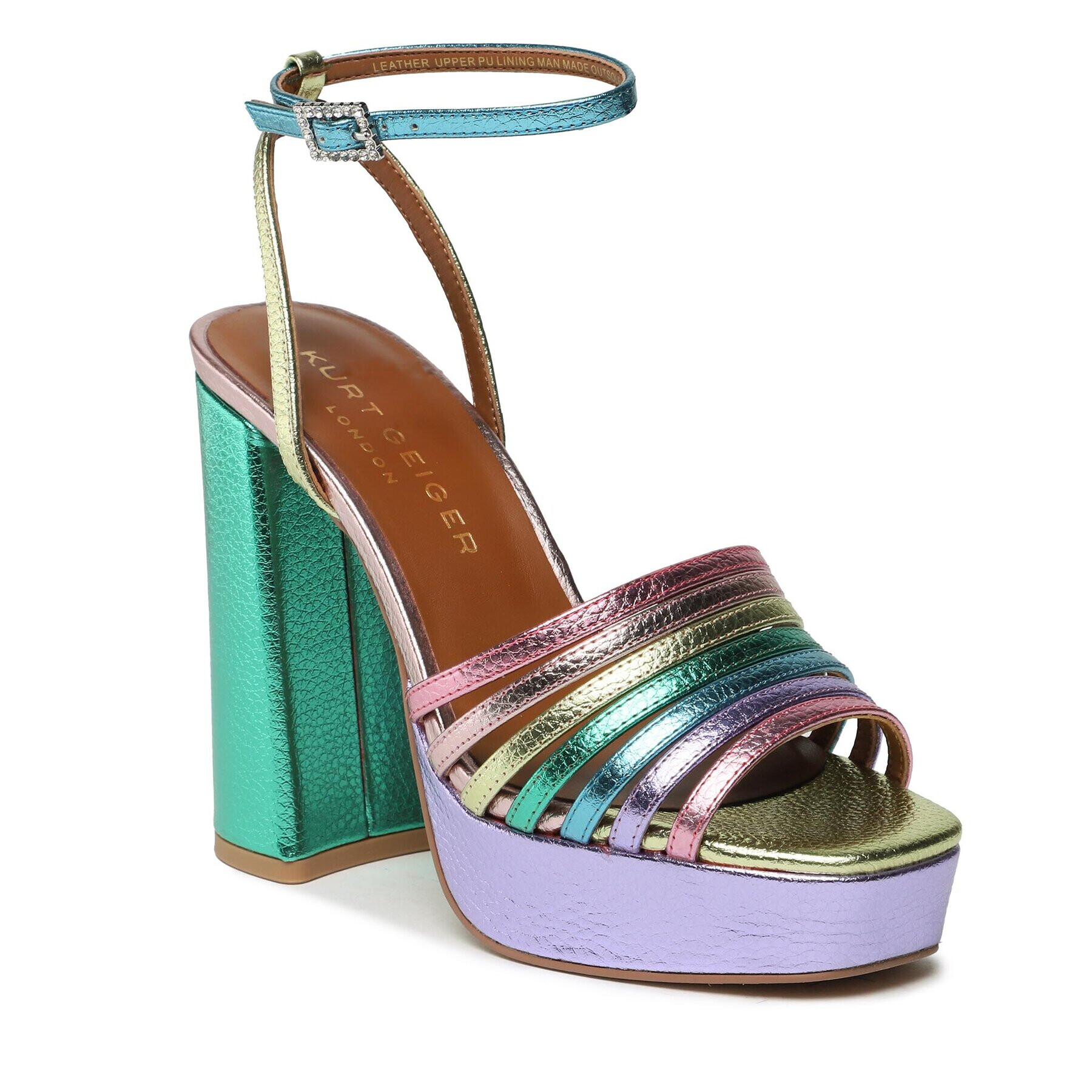 Kurt Geiger Сандали Pierra Platform Sandal 8882265109 Цветен - Pepit.bg
