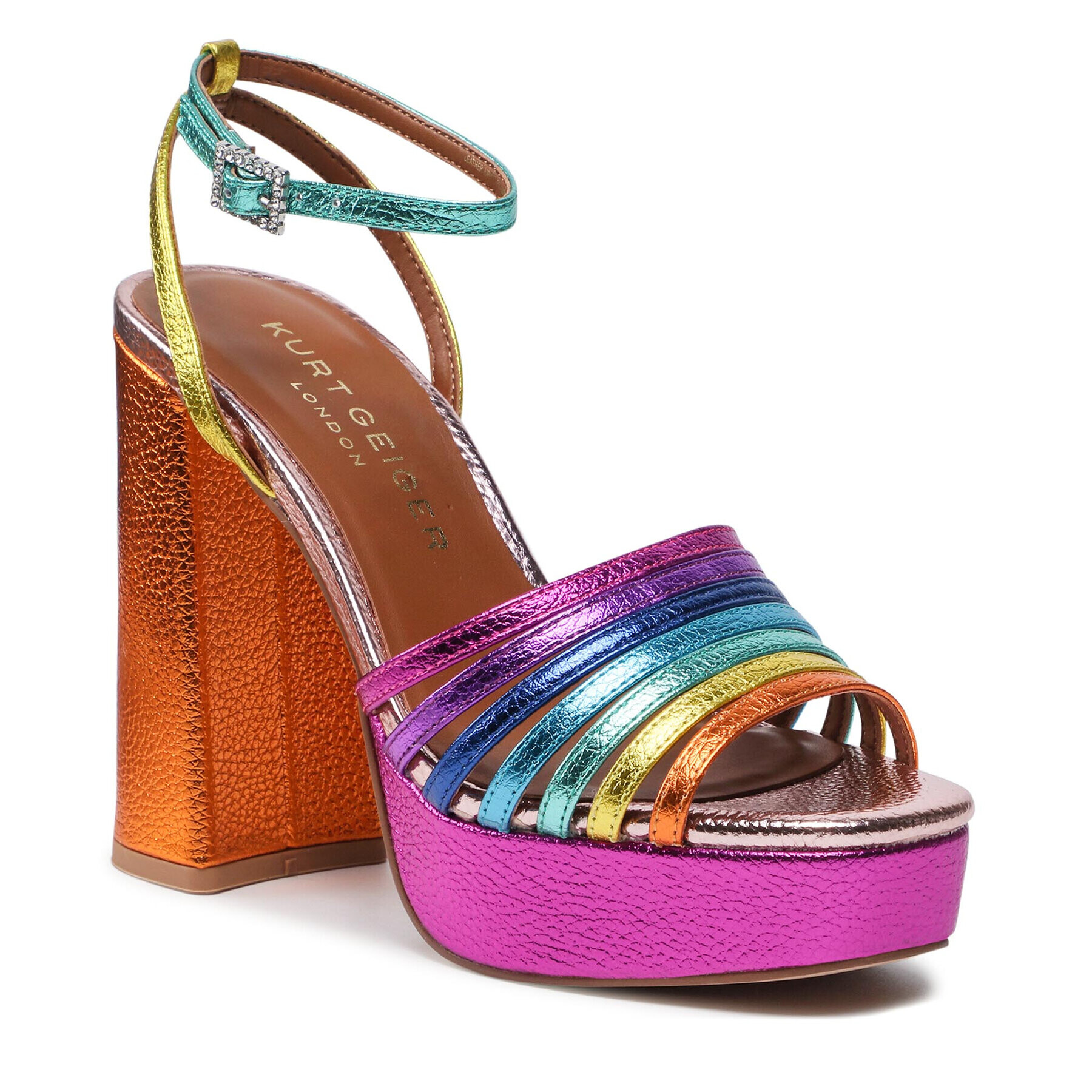 Kurt Geiger Сандали Pierra Platform Sandal 8882269109 Цветен - Pepit.bg