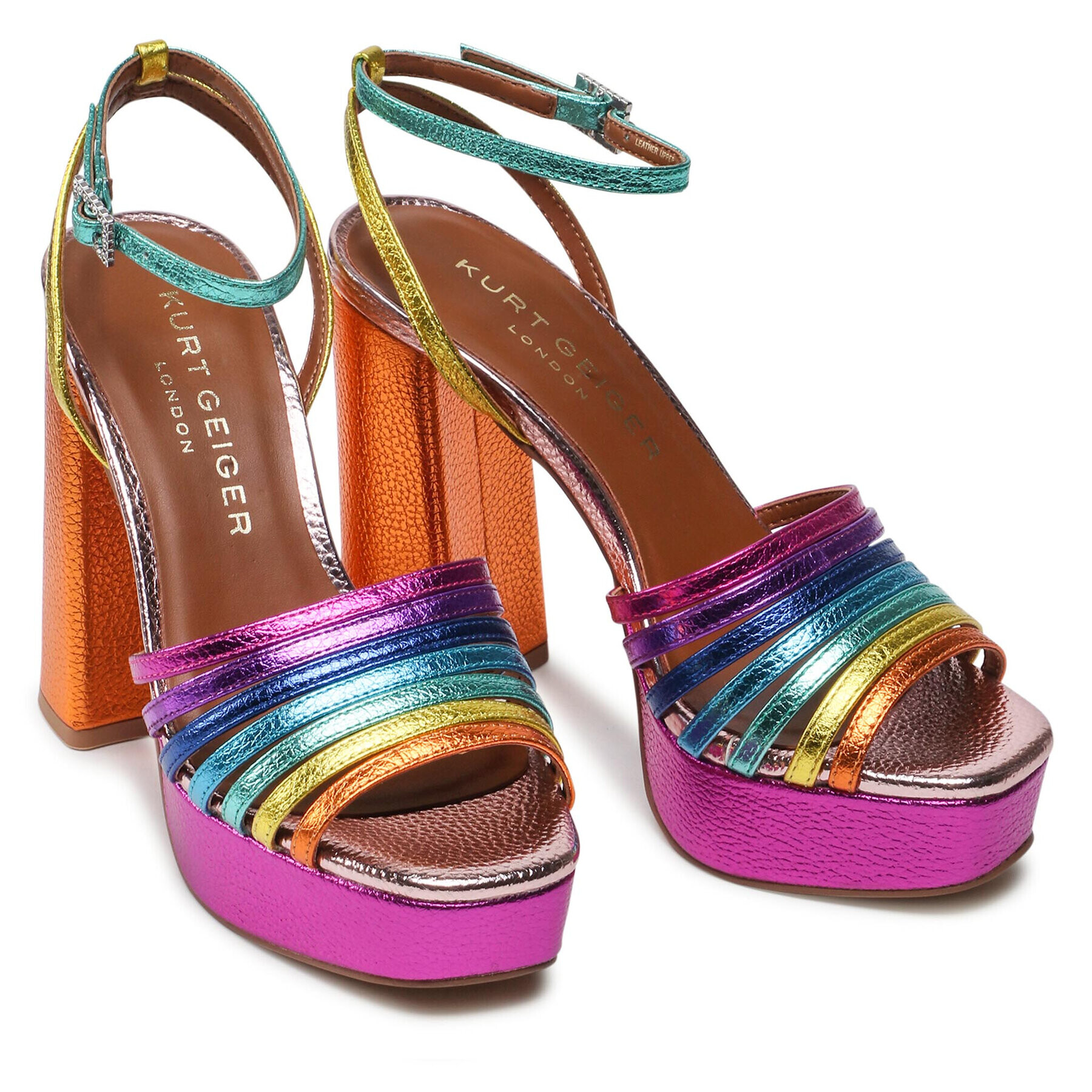 Kurt Geiger Сандали Pierra Platform Sandal 8882269109 Цветен - Pepit.bg