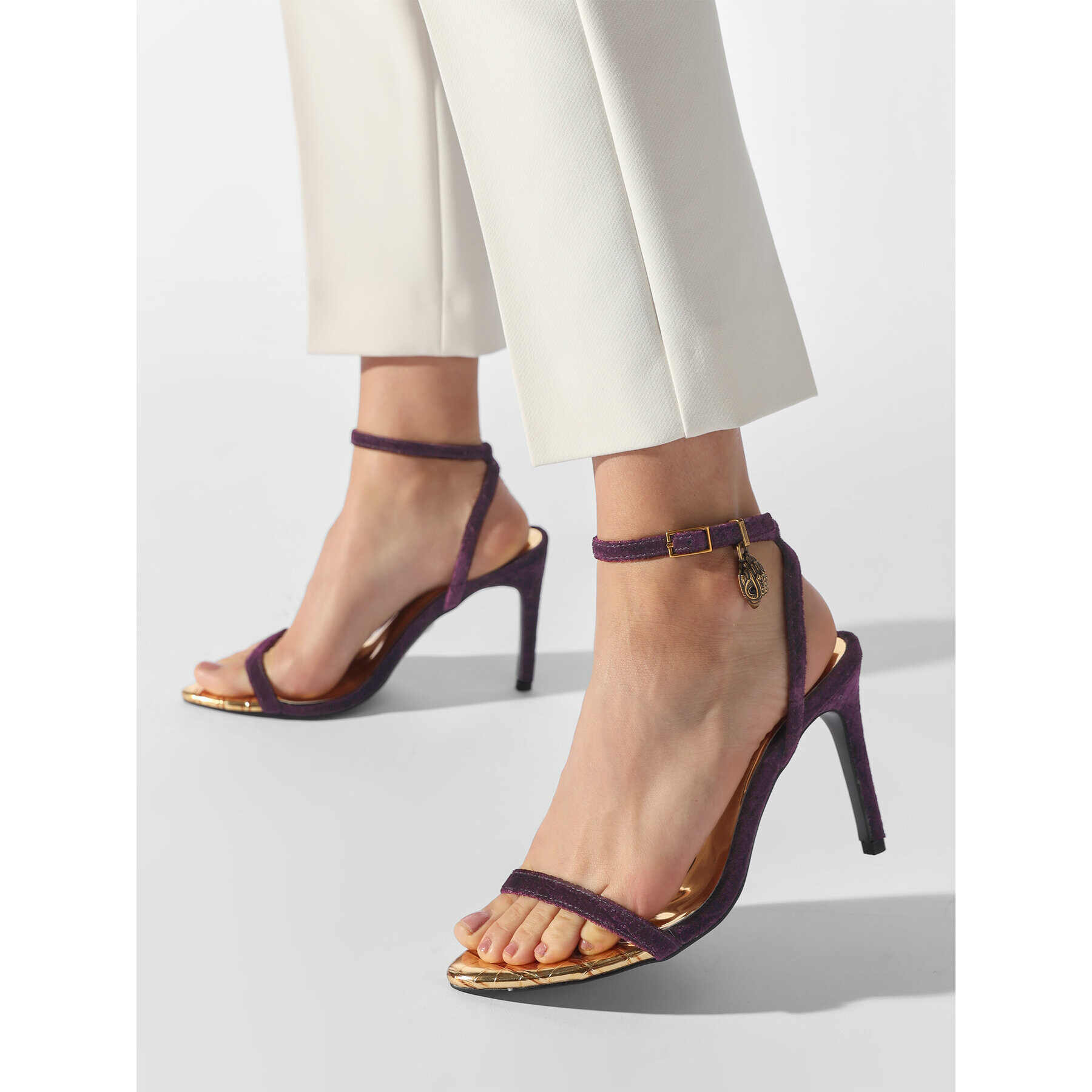 Kurt Geiger Сандали Shoreditch 8881390609 Виолетов - Pepit.bg