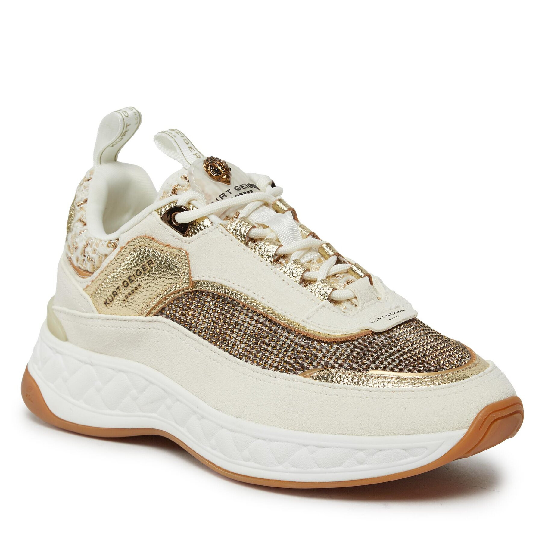 Kurt Geiger Сникърси 225-Kensington Sneaker 9820040169 Бежов - Pepit.bg