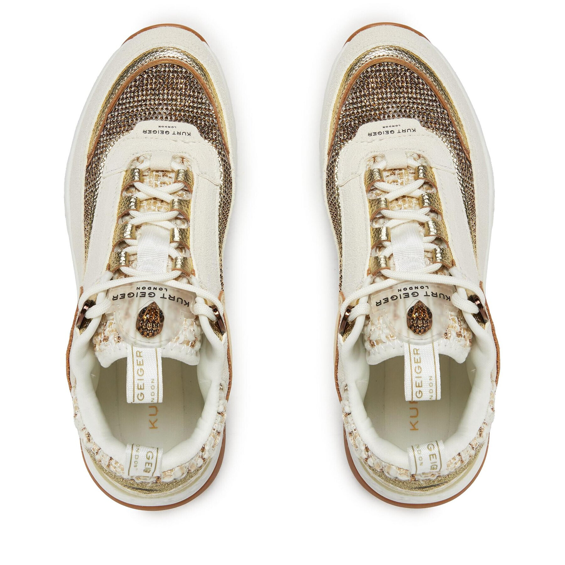 Kurt Geiger Сникърси 225-Kensington Sneaker 9820040169 Бежов - Pepit.bg