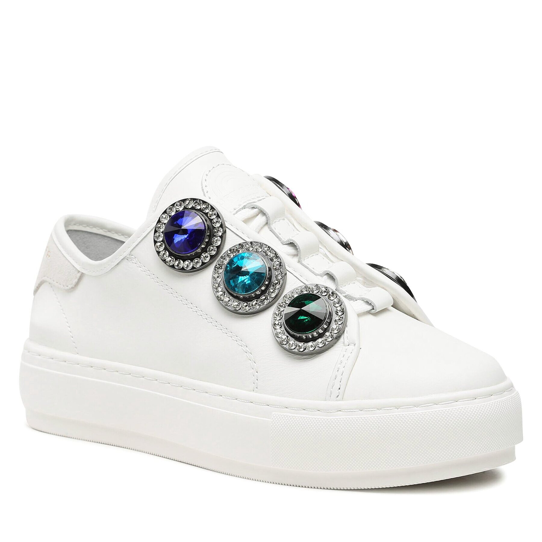 Kurt Geiger Сникърси 225-Laney Octavia 9991410109 Бял - Pepit.bg