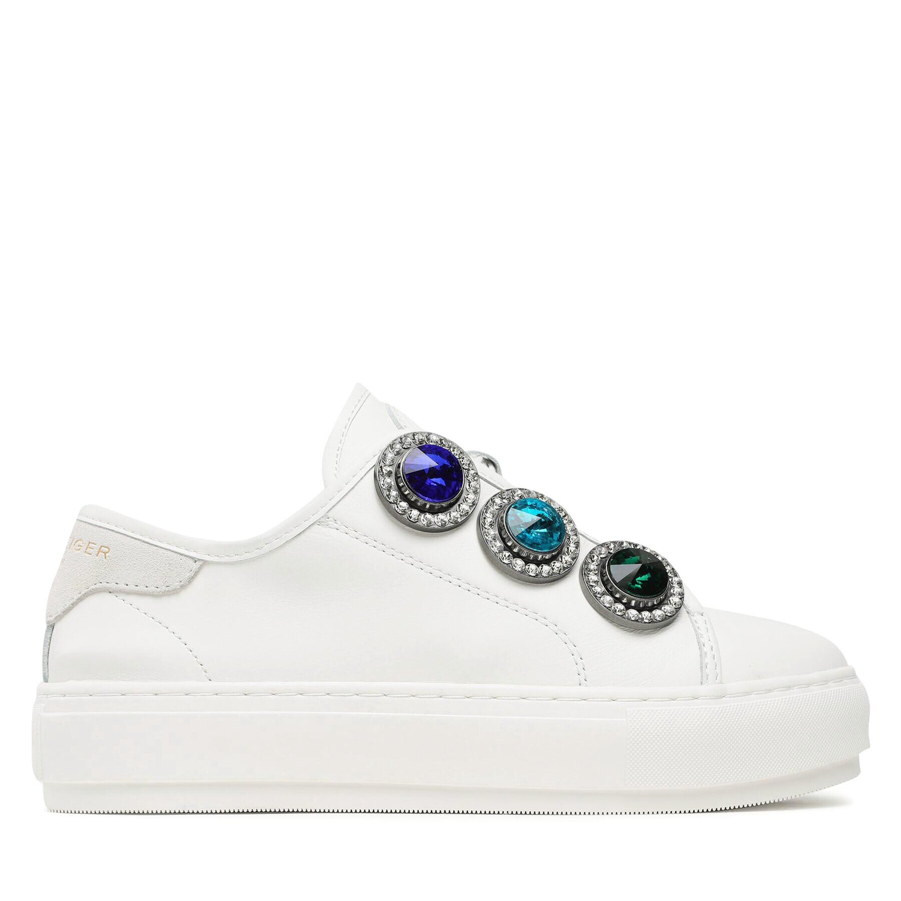 Kurt Geiger Сникърси 225-Laney Octavia 9991410109 Бял - Pepit.bg