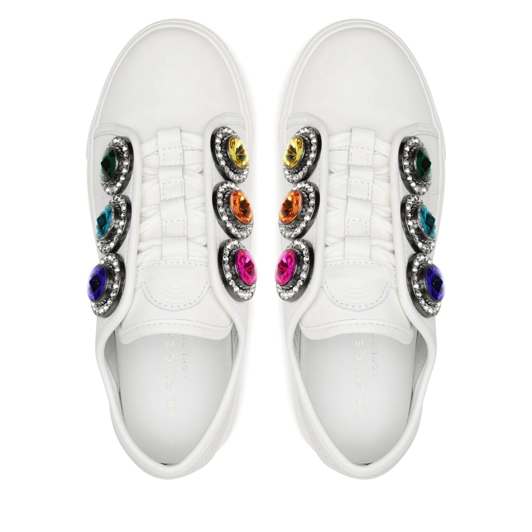 Kurt Geiger Сникърси 225-Laney Octavia 9991410109 Бял - Pepit.bg
