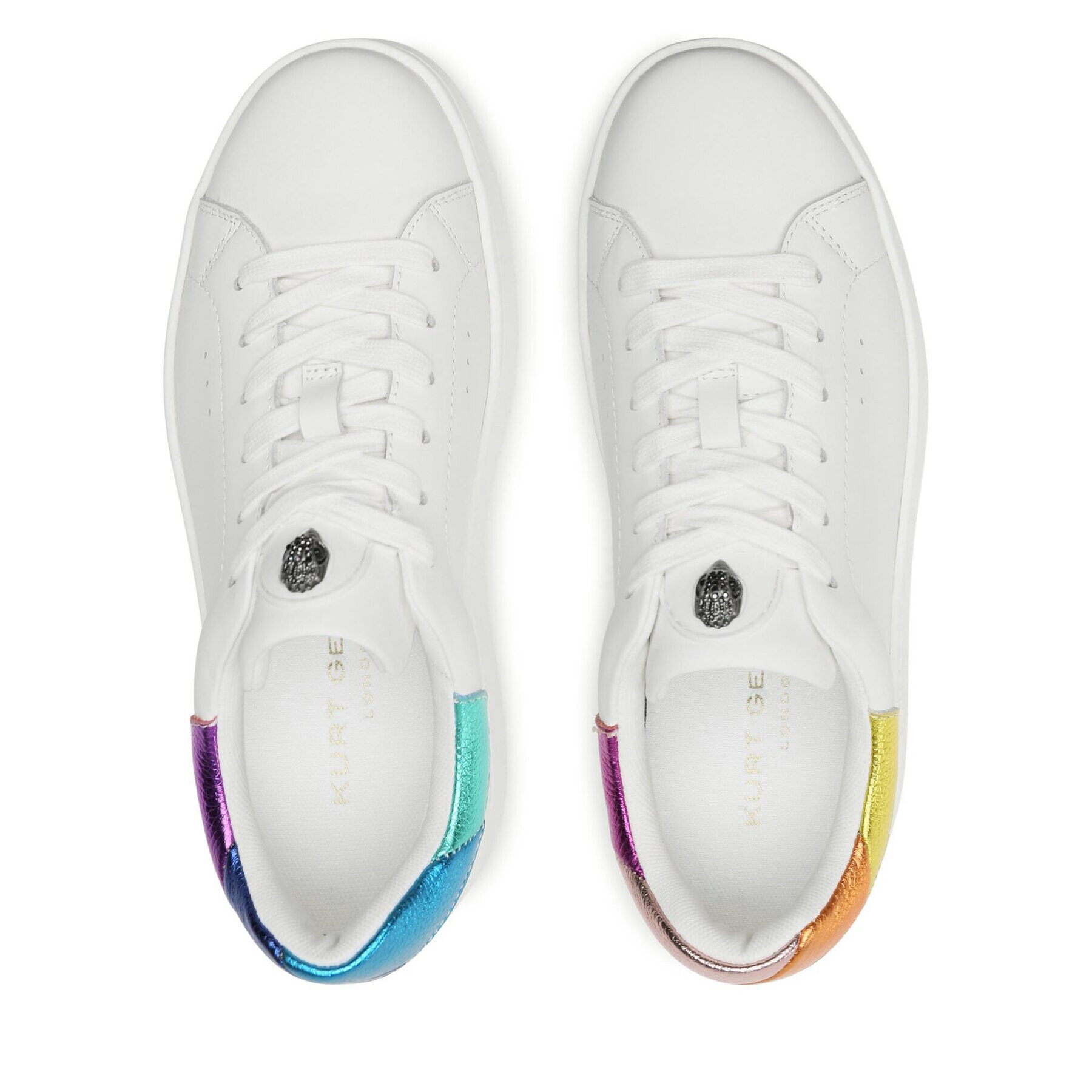 Kurt Geiger Сникърси 225-Laney Pumped 9991919109 Бял - Pepit.bg