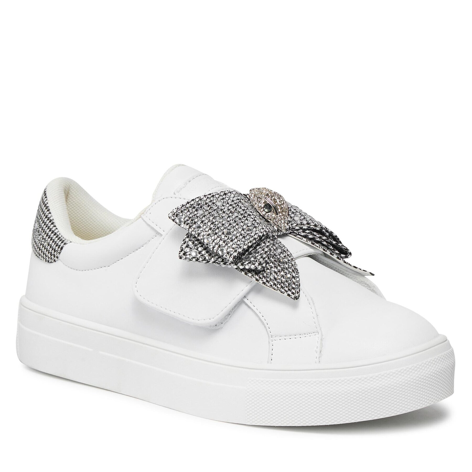 Kurt Geiger Сникърси 720-Mini Laney Bow 0122967109 Сребрист - Pepit.bg