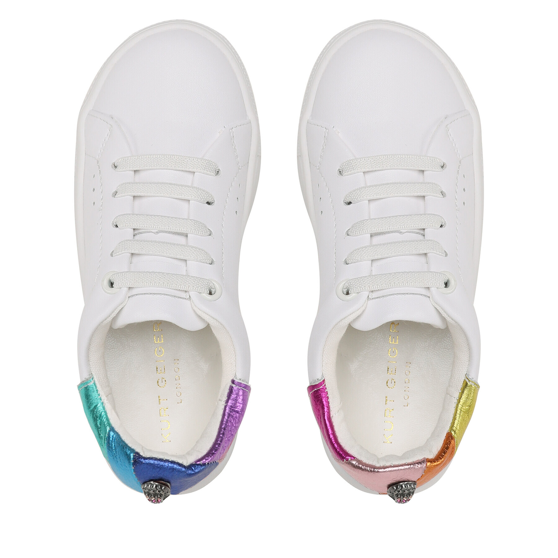Kurt Geiger Сникърси 720-Mini Laney Eagle 4316569979 Бял - Pepit.bg