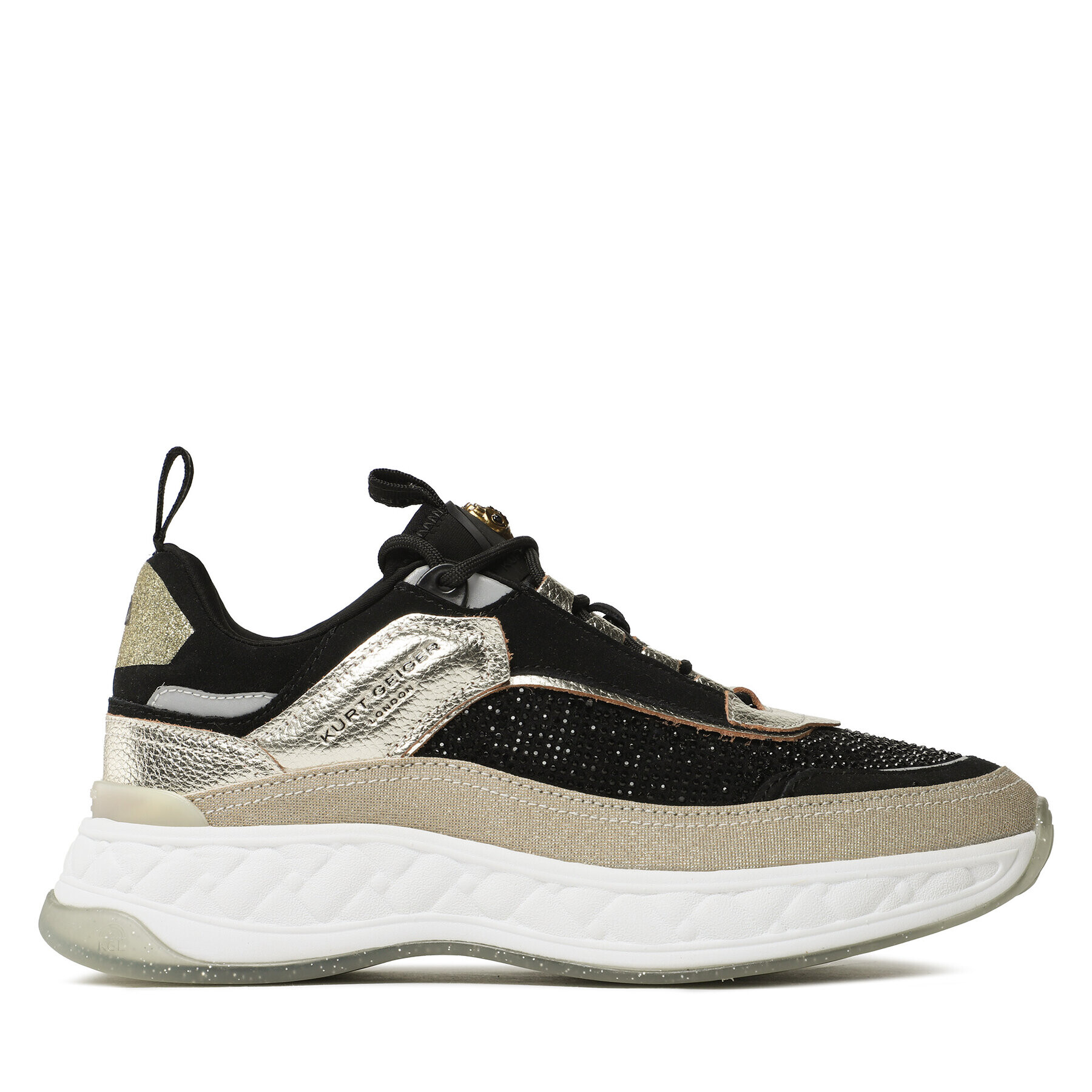 Kurt Geiger Сникърси Kensington Sneaker 9820002169 Черен - Pepit.bg