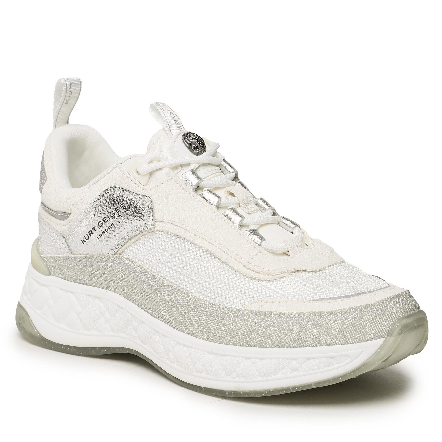 Kurt Geiger Сникърси Kensington Sneaker 9820015169 Бял - Pepit.bg