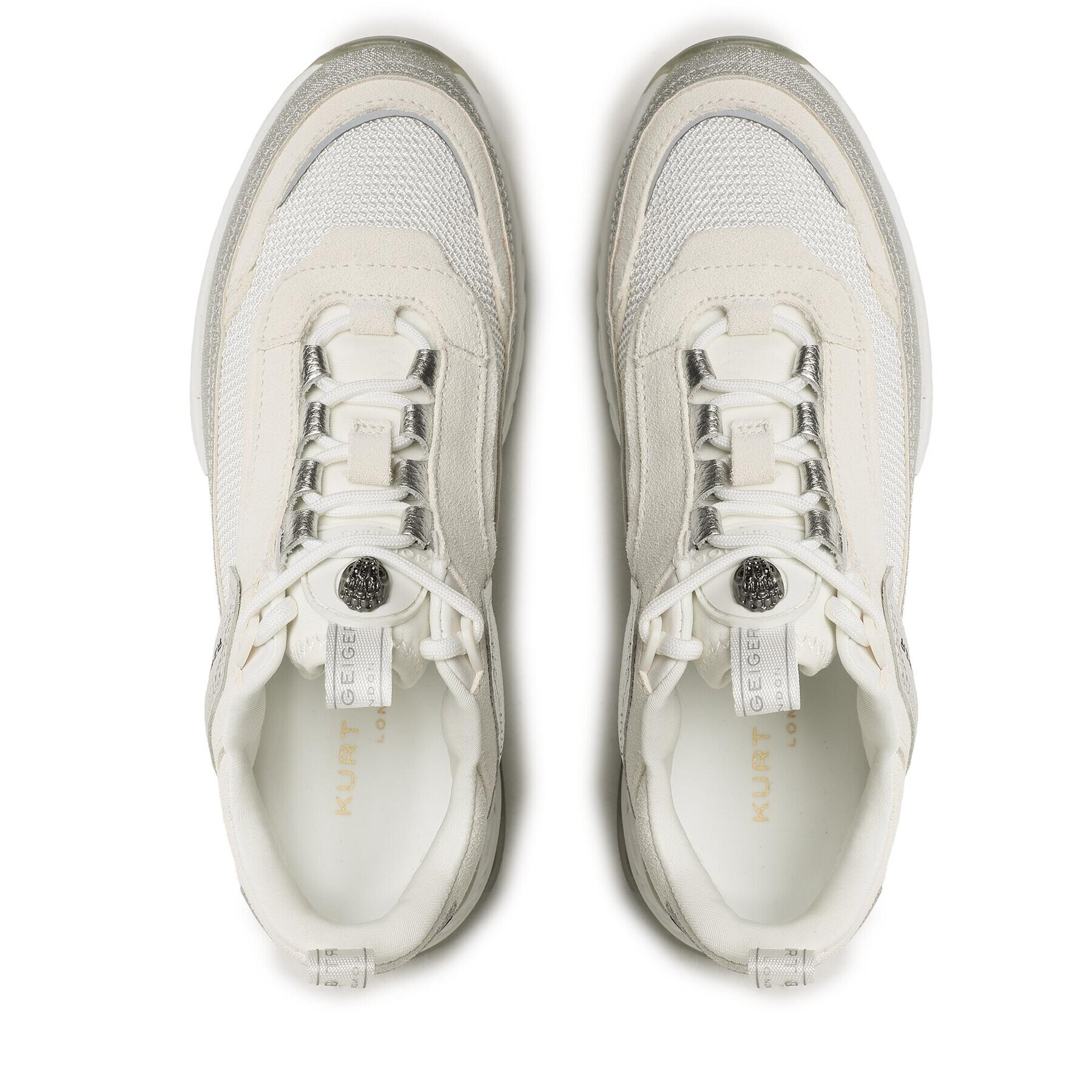 Kurt Geiger Сникърси Kensington Sneaker 9820015169 Бял - Pepit.bg