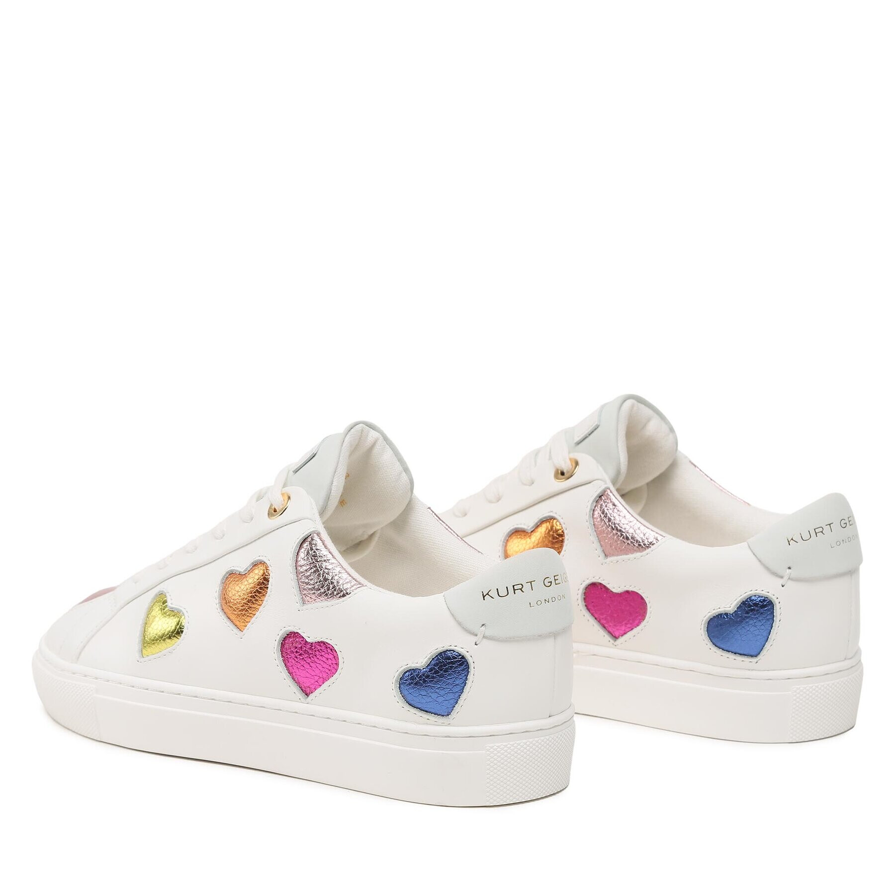 Kurt Geiger Сникърси Lane Love 3203069109 Бял - Pepit.bg
