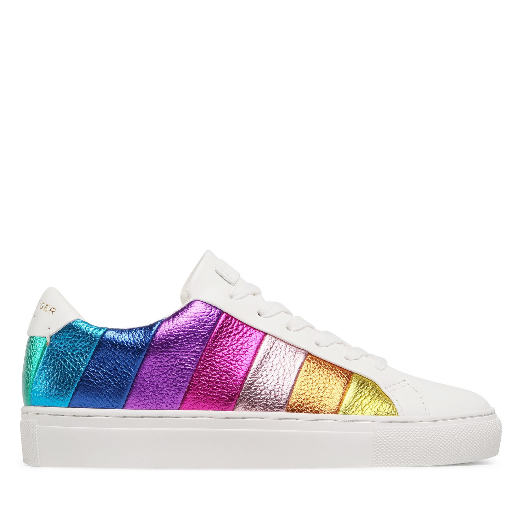 Kurt Geiger Сникърси Lane Stripe 2626069109 Бял - Pepit.bg