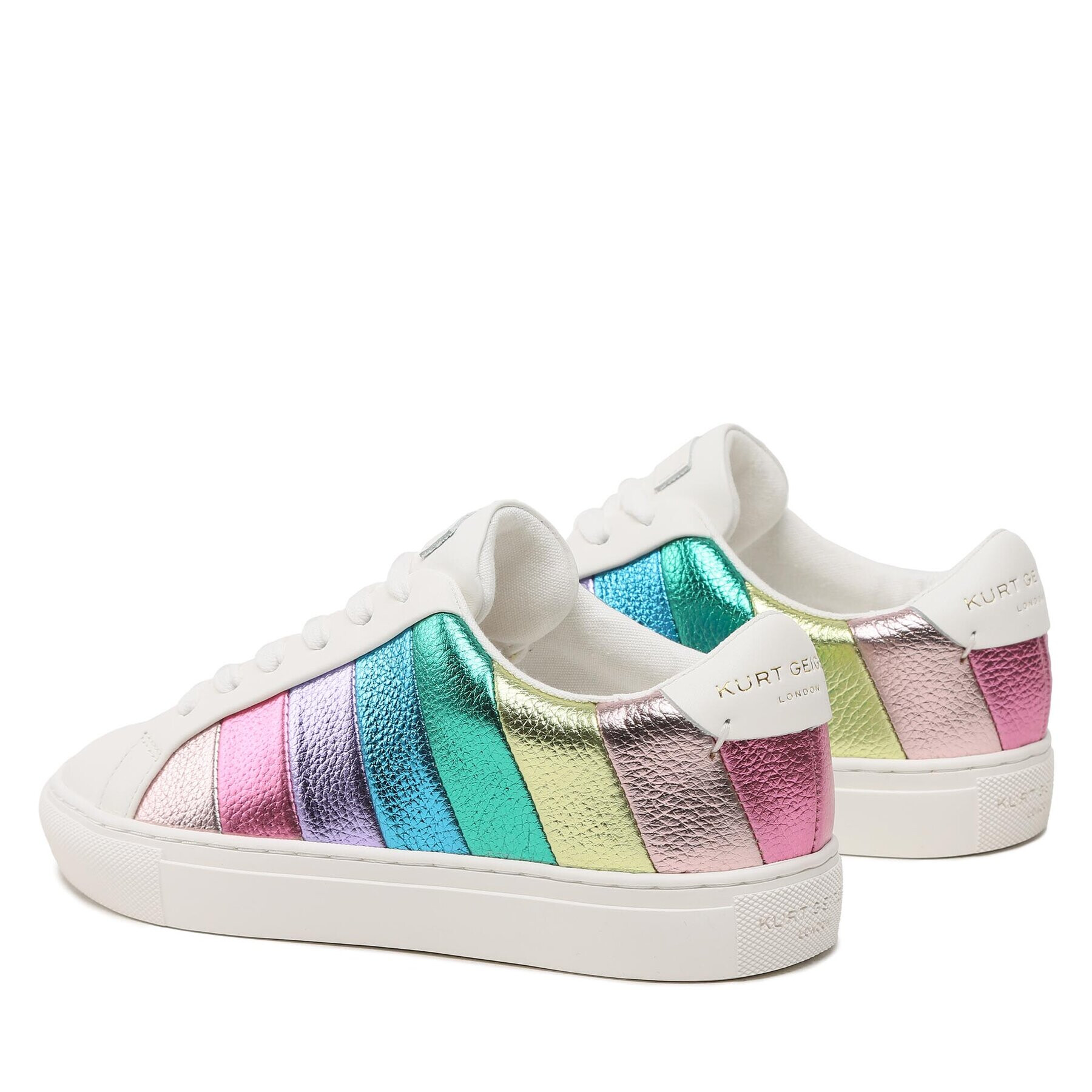 Kurt Geiger Сникърси Lane Stripe 9819865109 Бял - Pepit.bg