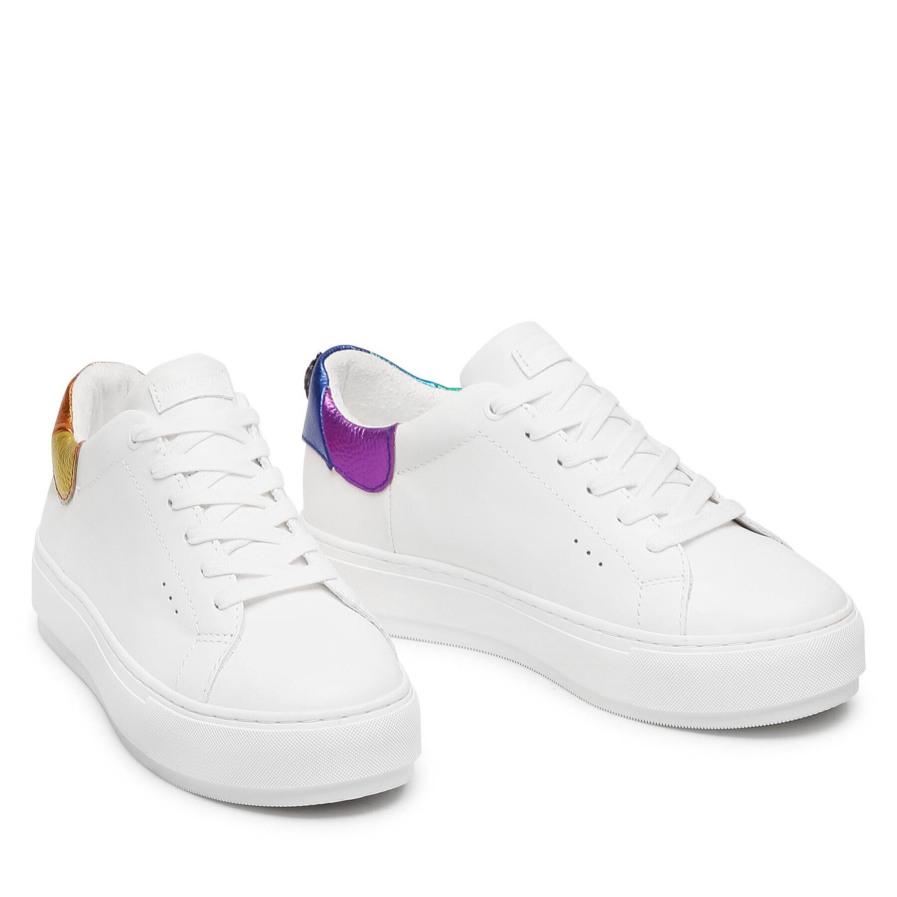 Kurt Geiger Сникърси Laney Eagle 3829769109 Бял - Pepit.bg