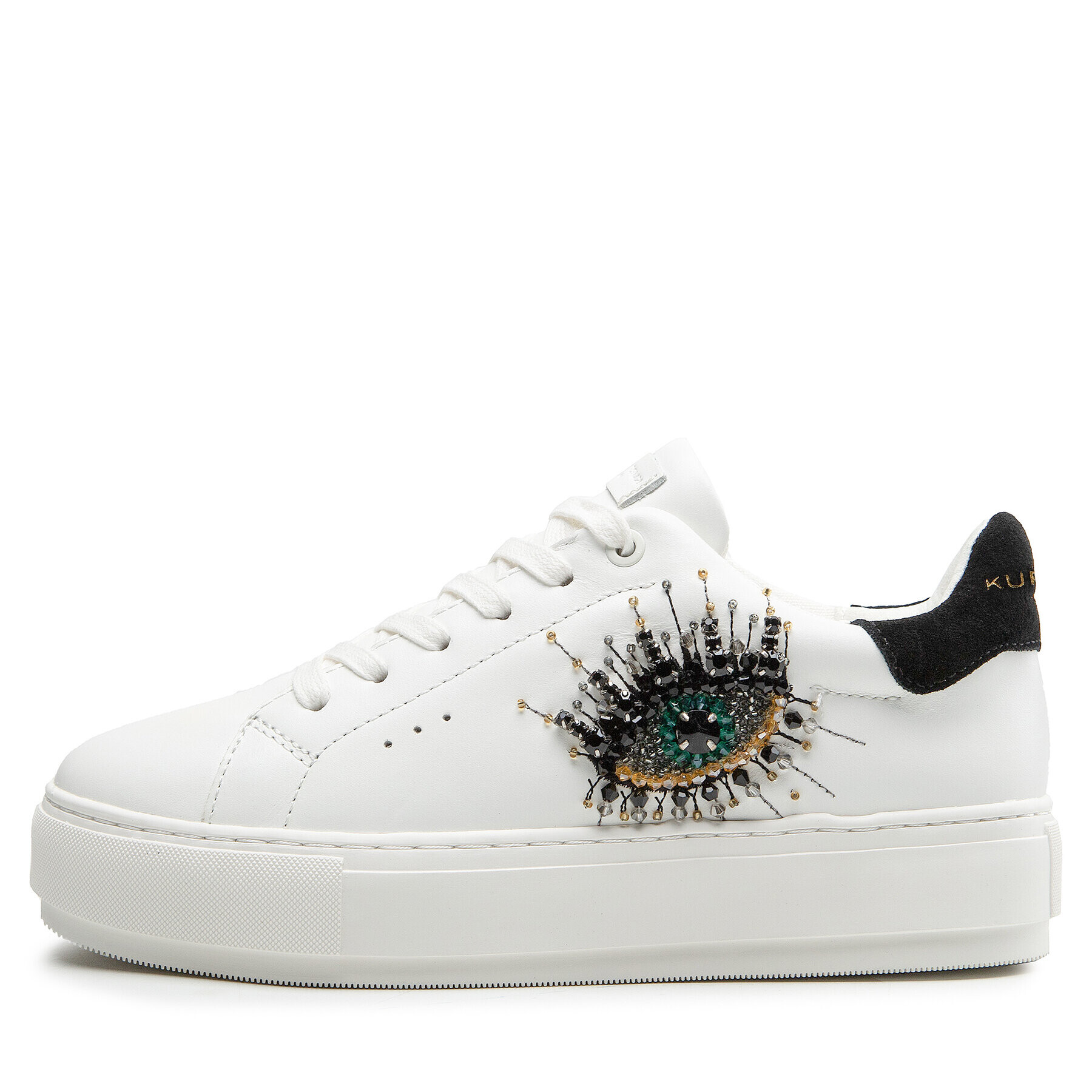 Kurt Geiger Сникърси Laney Eye 8487310109 Бял - Pepit.bg