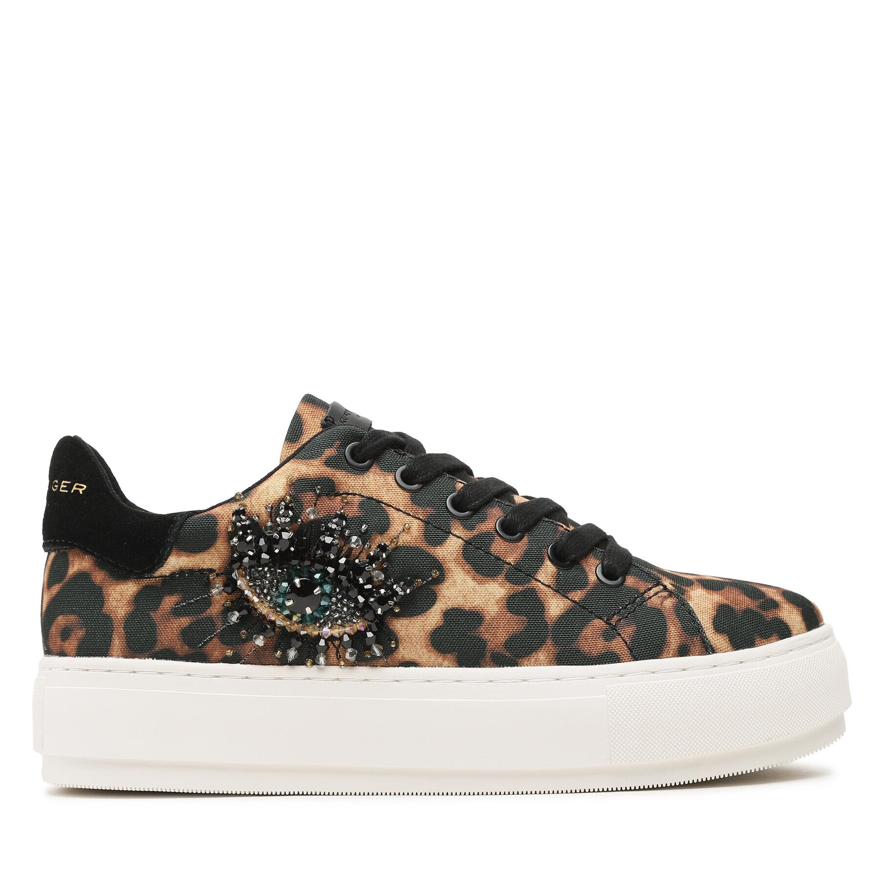 Kurt Geiger Сникърси Laney Eye 8487332609 Кафяв - Pepit.bg
