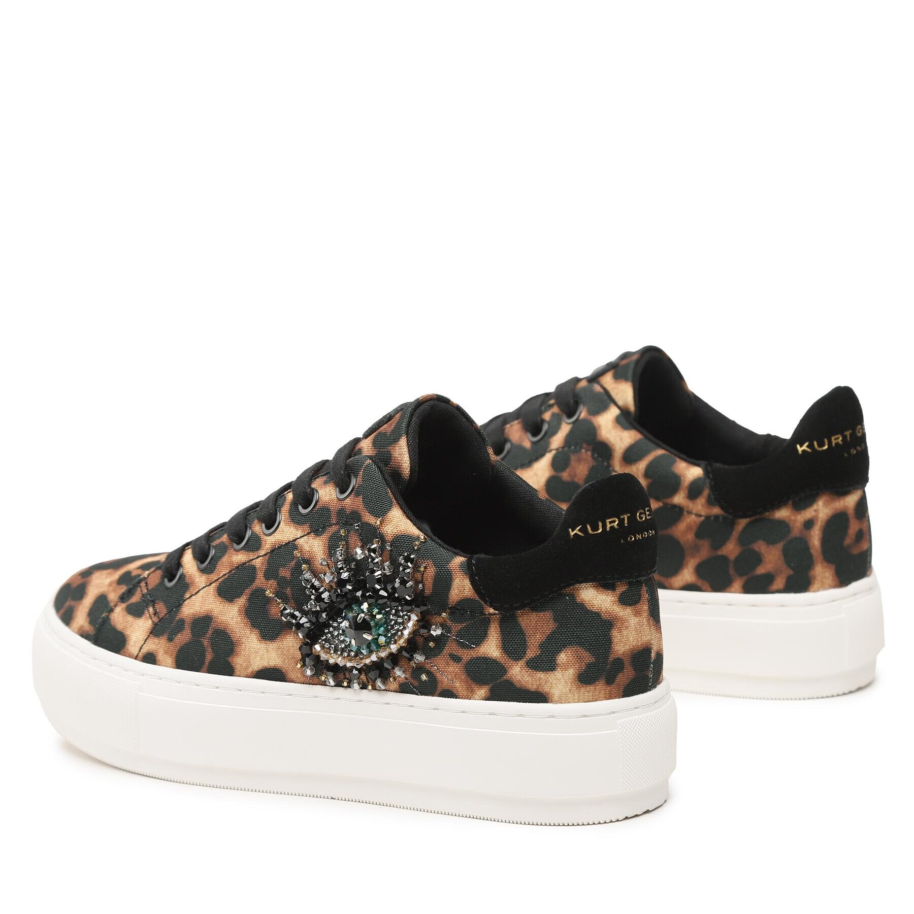 Kurt Geiger Сникърси Laney Eye 8487332609 Кафяв - Pepit.bg