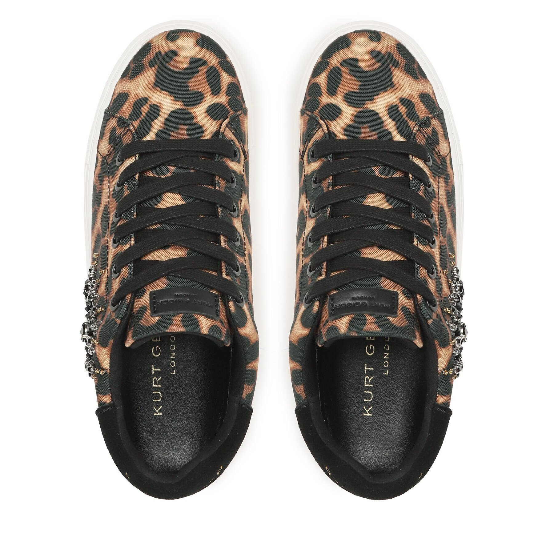 Kurt Geiger Сникърси Laney Eye 8487332609 Кафяв - Pepit.bg